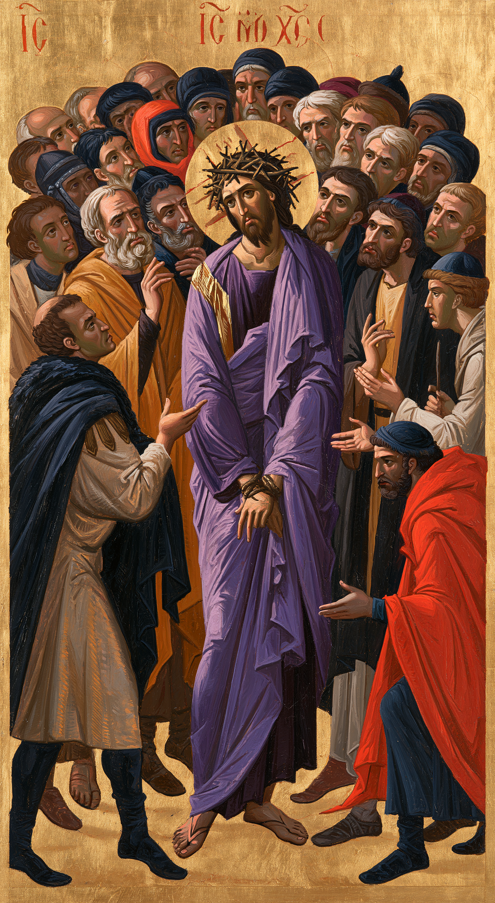 Ecce Homo — Byzantin contemporain · Portrait n° 7 — aperçu de la finition sélectionnée