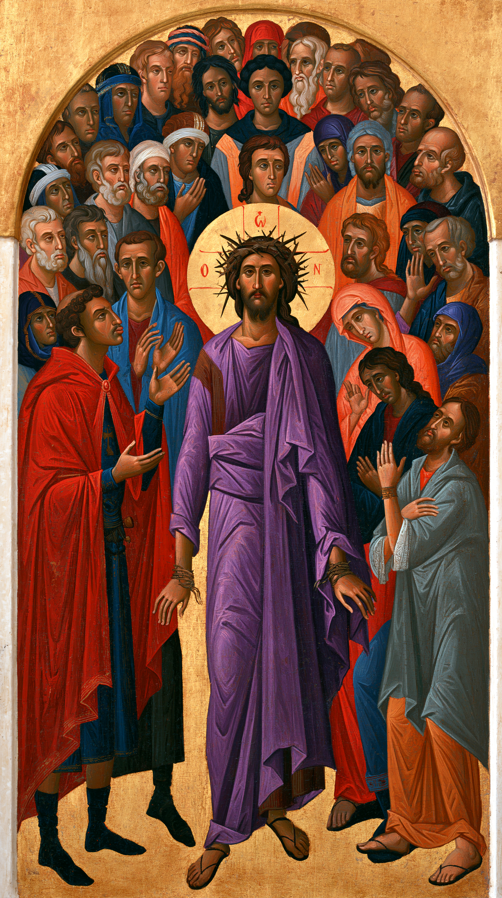 Ecce Homo — Byzantin contemporain · Portrait n° 10 — aperçu de la finition sélectionnée