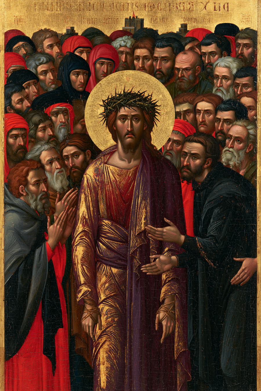Ecce Homo — Byzantin contemporain · Portrait n° 14