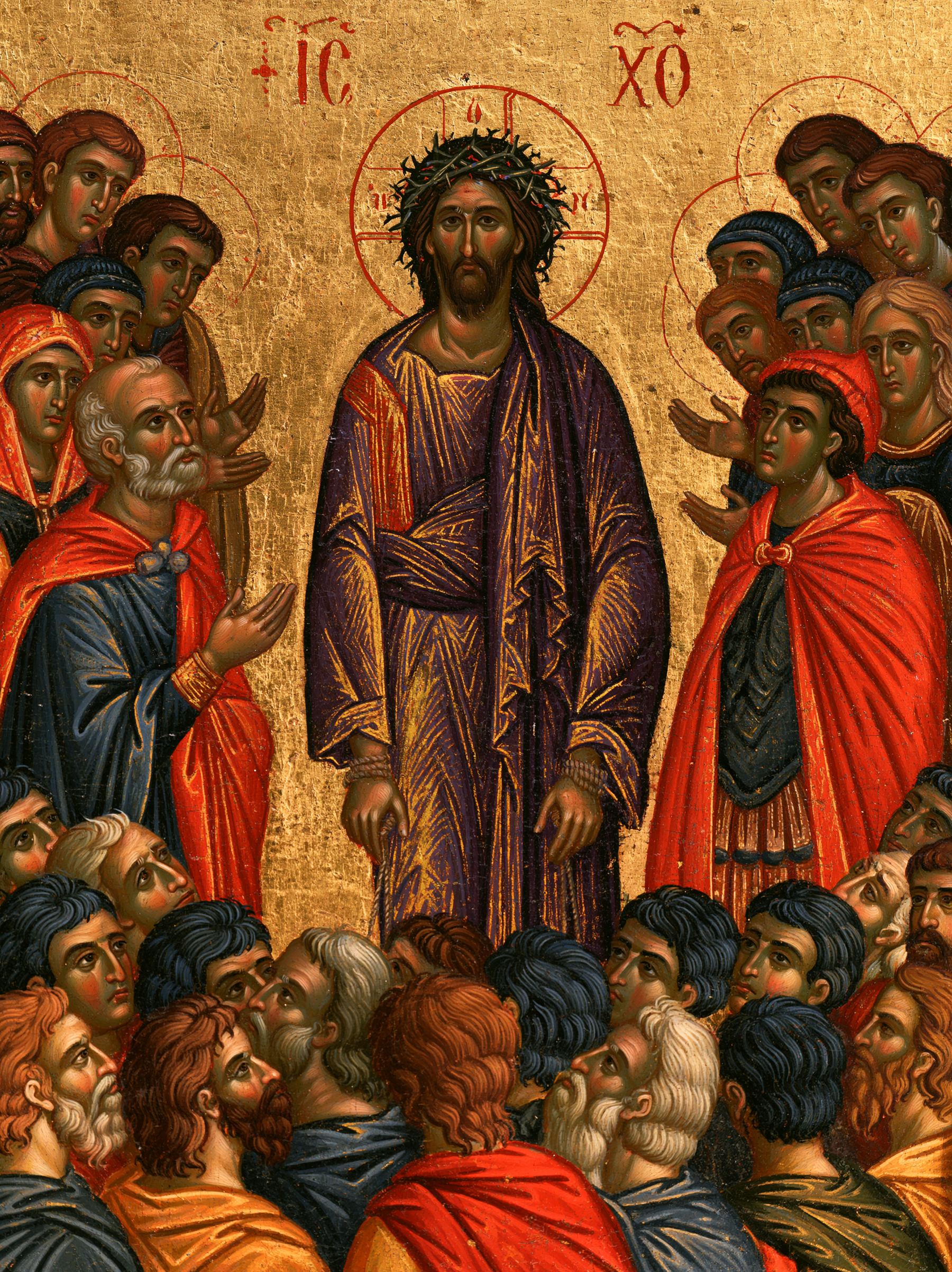 Ecce Homo — Byzantin contemporain · Portrait n° 18 — aperçu de la finition sélectionnée