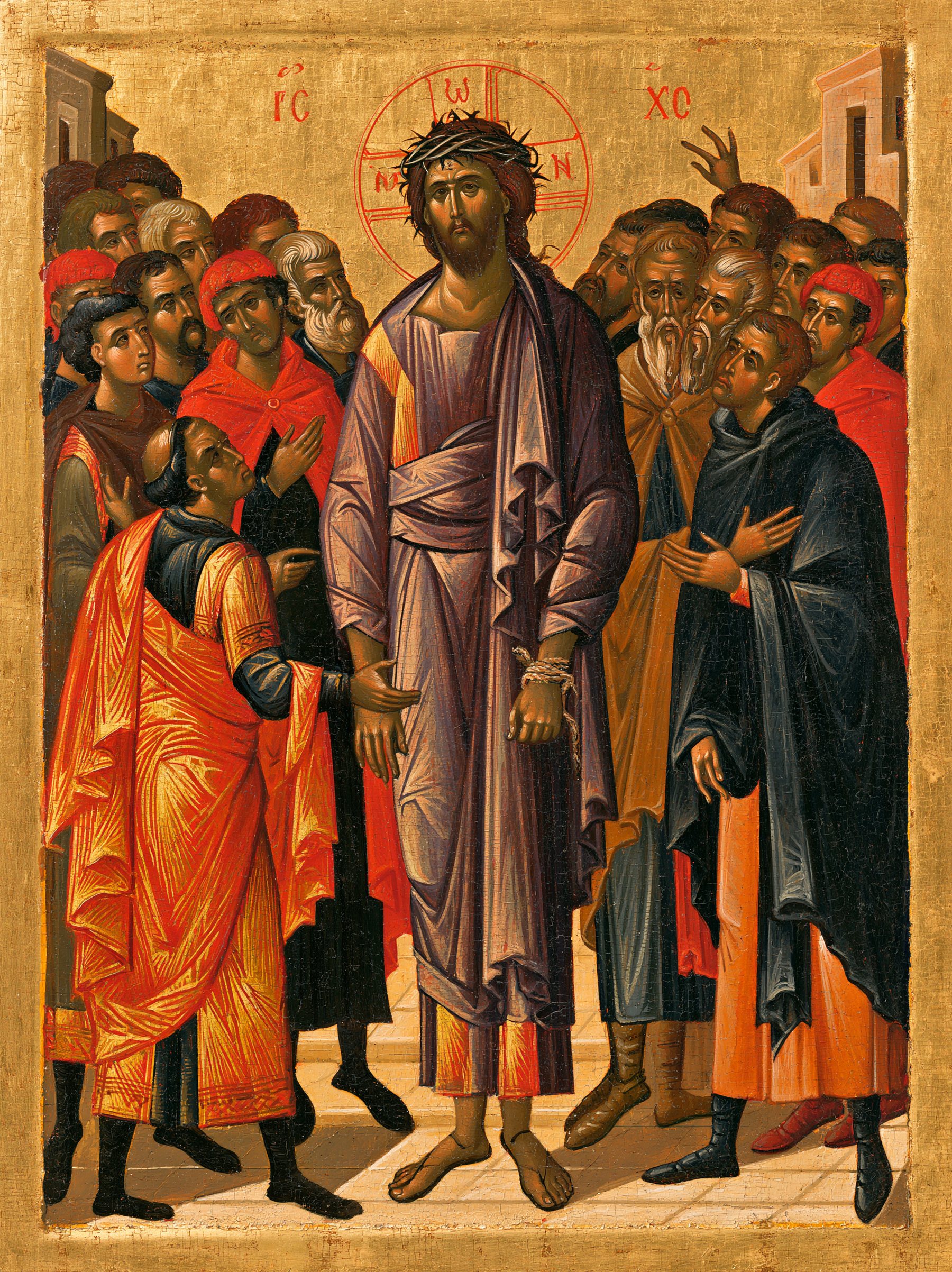 Ecce Homo — Byzantin contemporain · Portrait n° 19 — aperçu de la finition sélectionnée