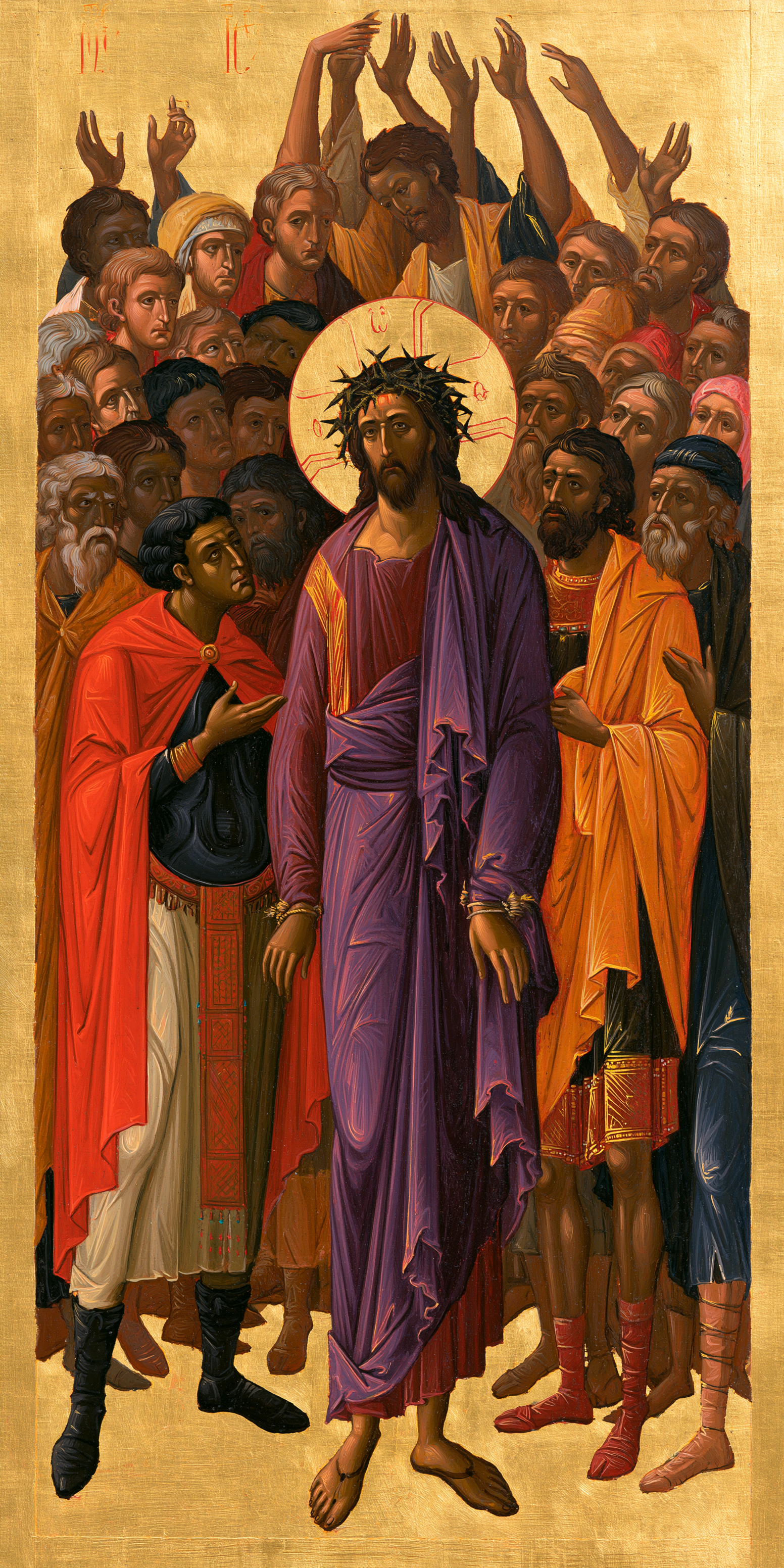 Ecce Homo — Byzantin contemporain · Portrait n° 22 — aperçu de la finition sélectionnée