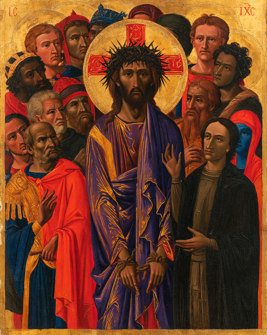 Ecce Homo — Byzantin contemporain · Portrait n° 34