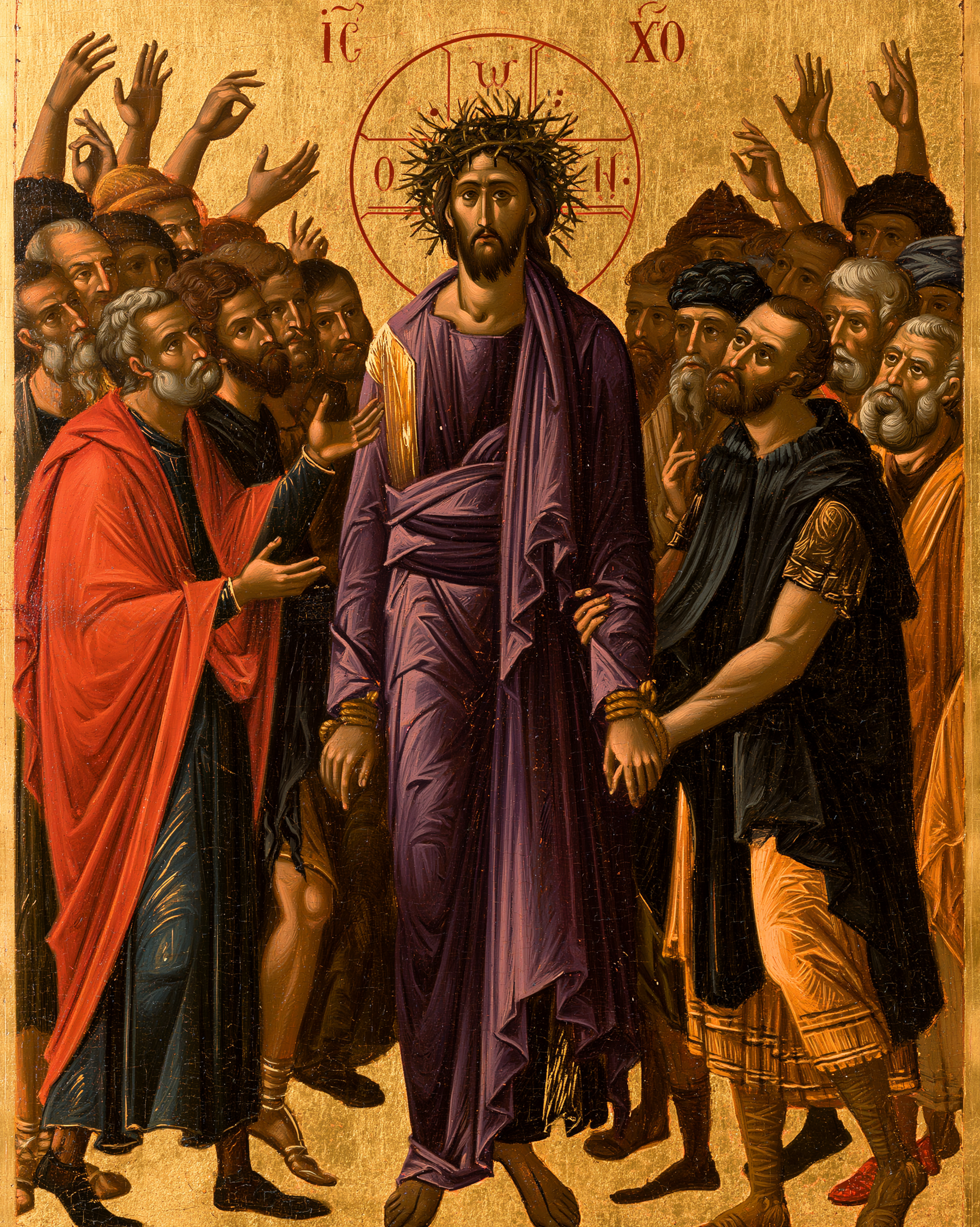 Ecce Homo — Byzantin contemporain · Portrait n° 35 — aperçu de la finition sélectionnée