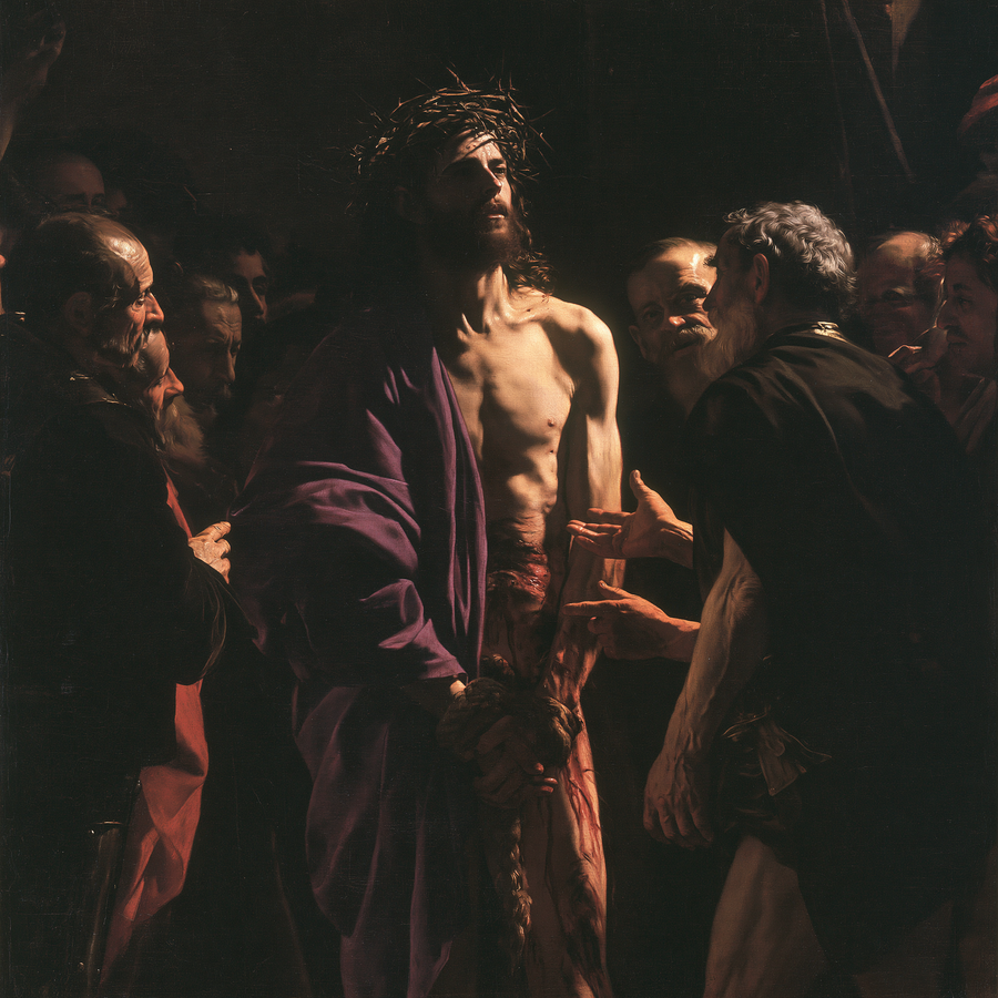 Ecce Homo — Caravage - ténébrisme · Carré n° 2