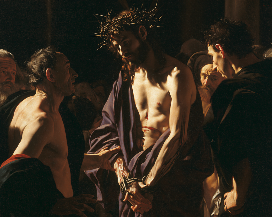Ecce Homo — Caravage - ténébrisme · Paysage n° 4