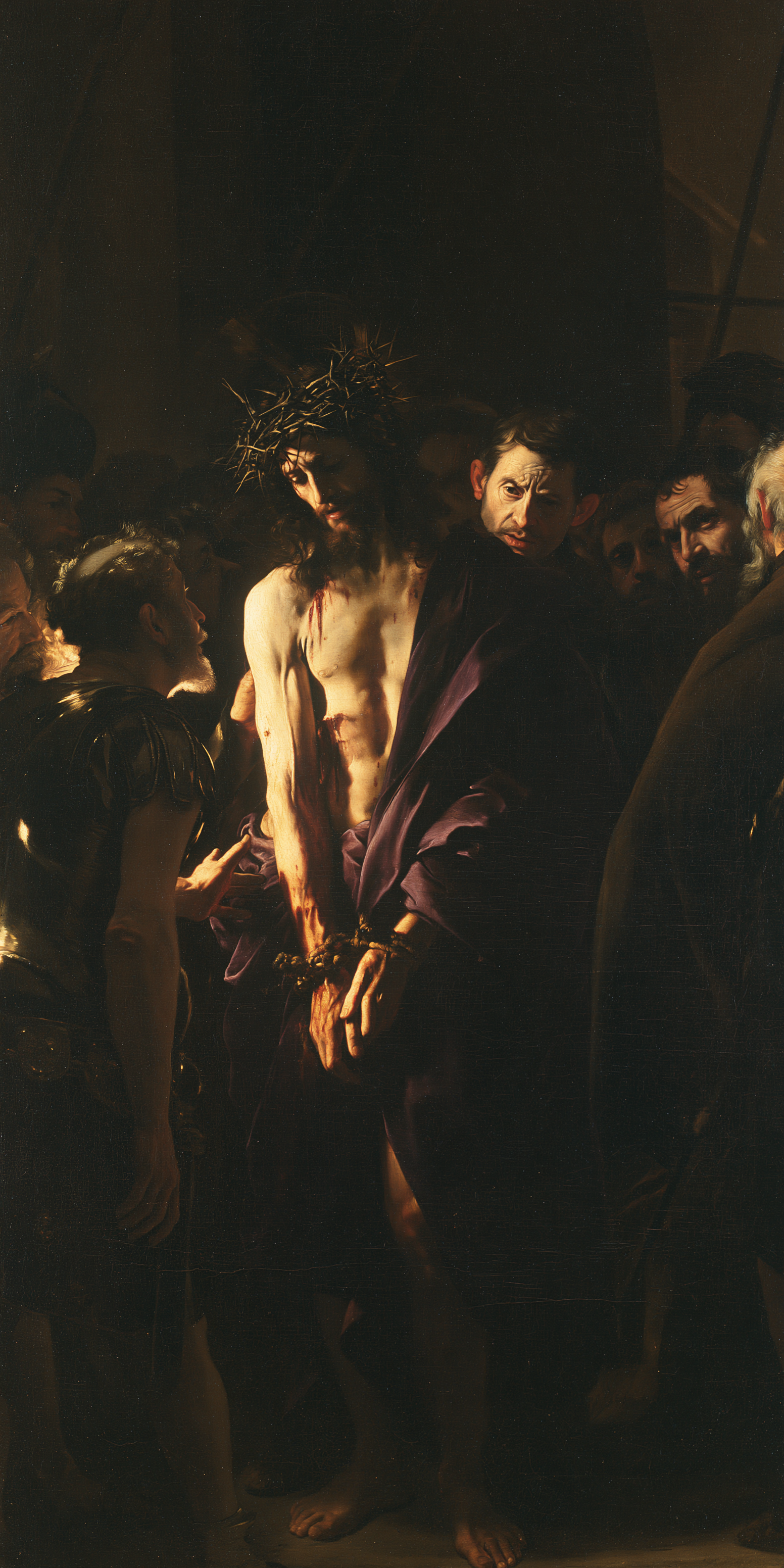 Ecce Homo — Caravage - ténébrisme · Portrait n° 1 — aperçu de la finition sélectionnée