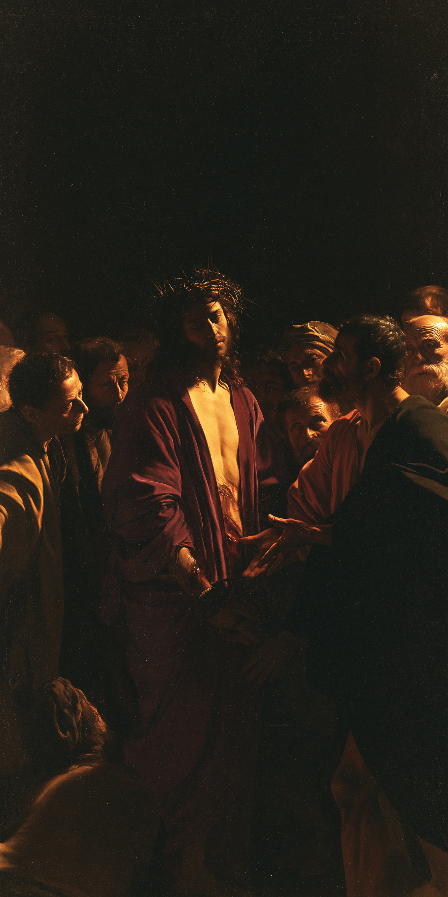 Ecce Homo — Caravage - ténébrisme · Portrait n° 2 — aperçu de la finition sélectionnée