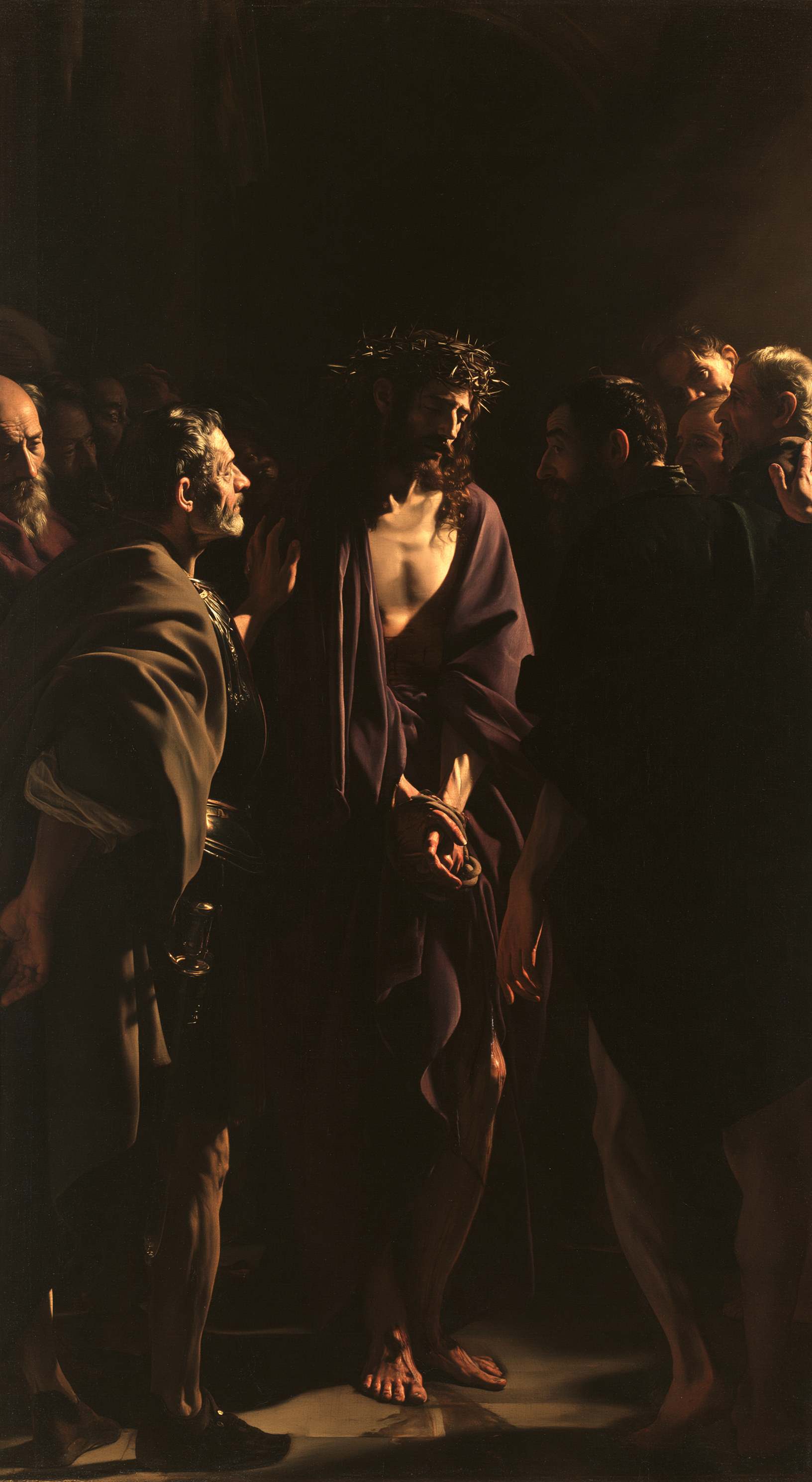 Ecce Homo — Caravage - ténébrisme · Portrait n° 4 — aperçu de la finition sélectionnée