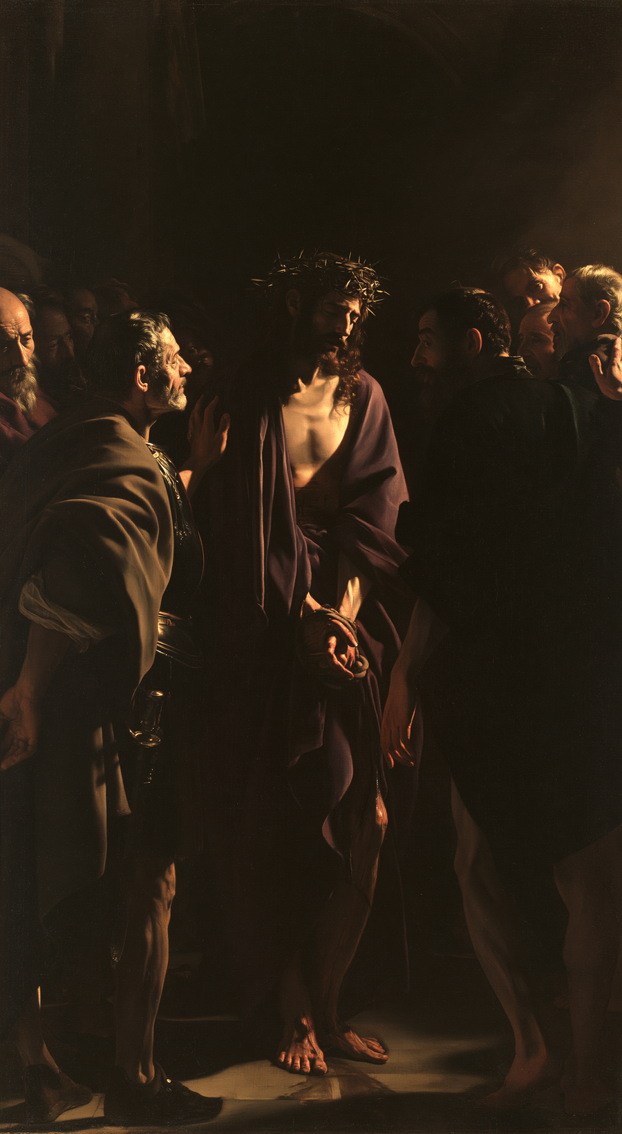 Ecce Homo — Caravage - ténébrisme · Portrait n° 4
