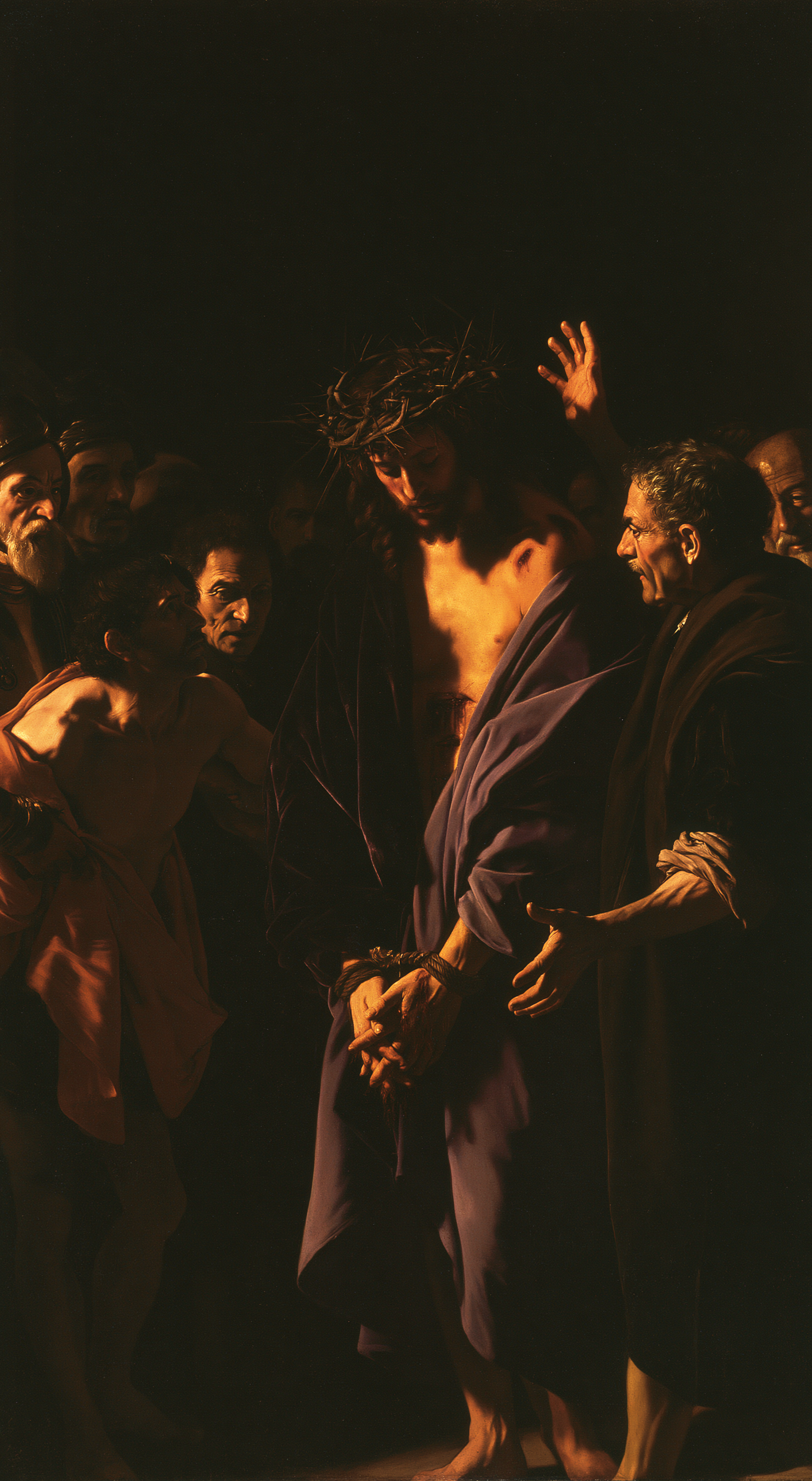 Ecce Homo — Caravage - ténébrisme · Portrait n° 5 — aperçu de la finition sélectionnée
