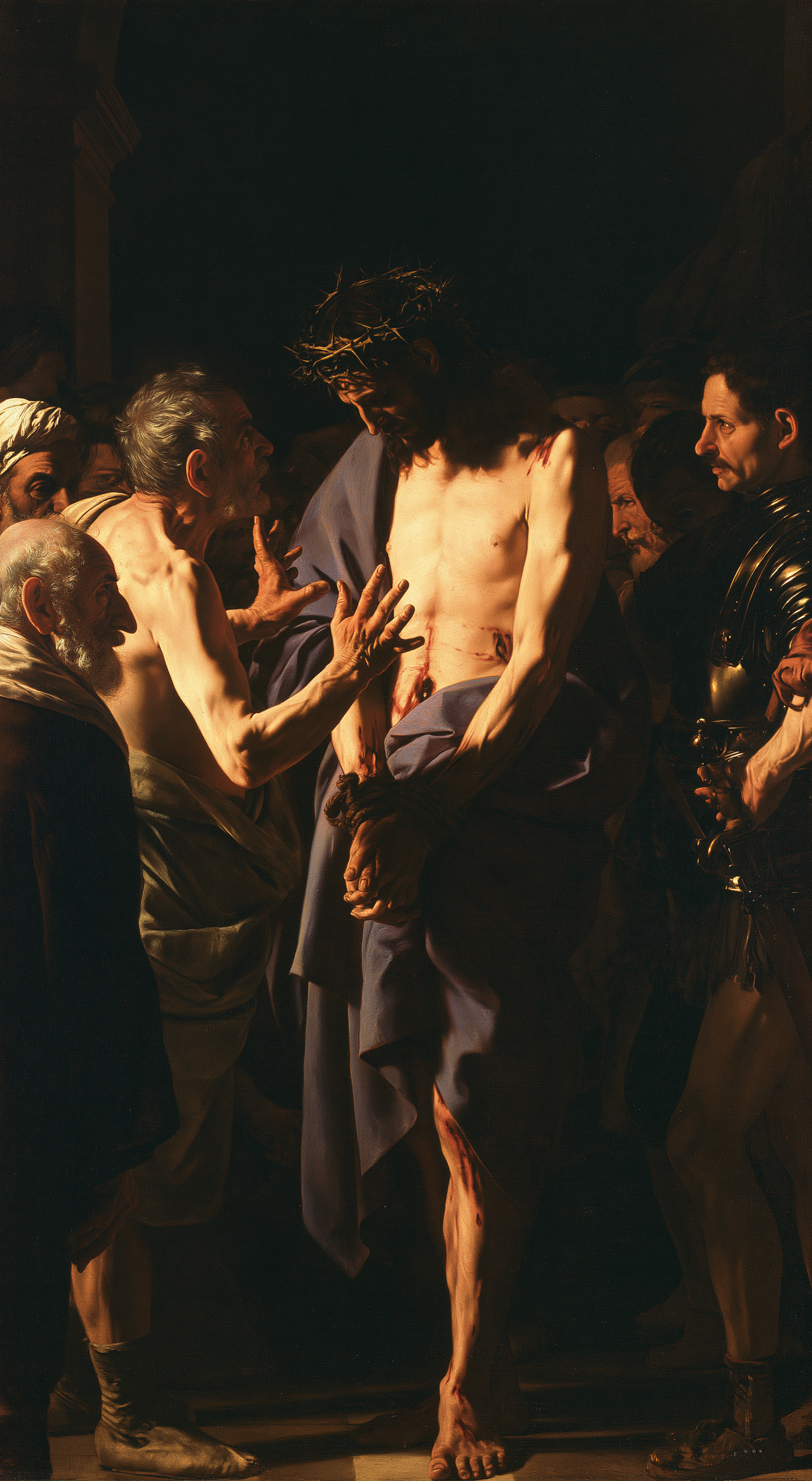 Ecce Homo — Caravage - ténébrisme · Portrait n° 6 — aperçu de la finition sélectionnée