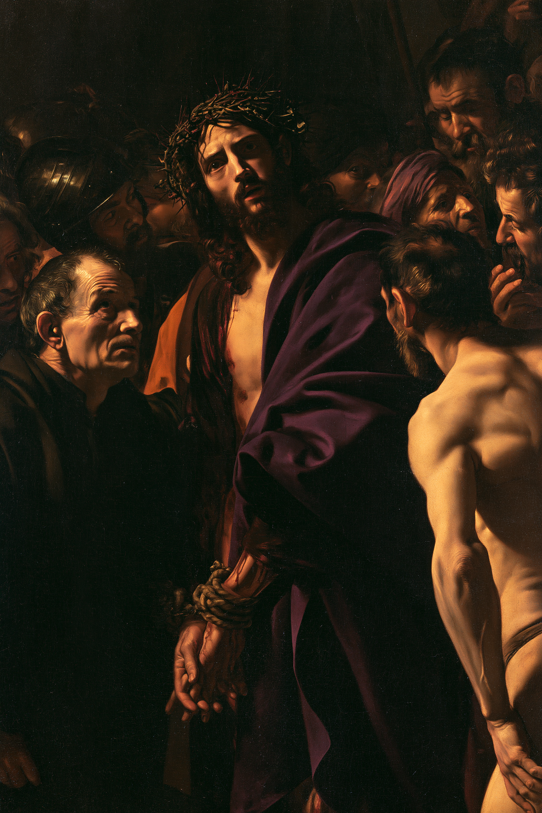 Ecce Homo — Caravage - ténébrisme · Portrait n° 11 — aperçu de la finition sélectionnée