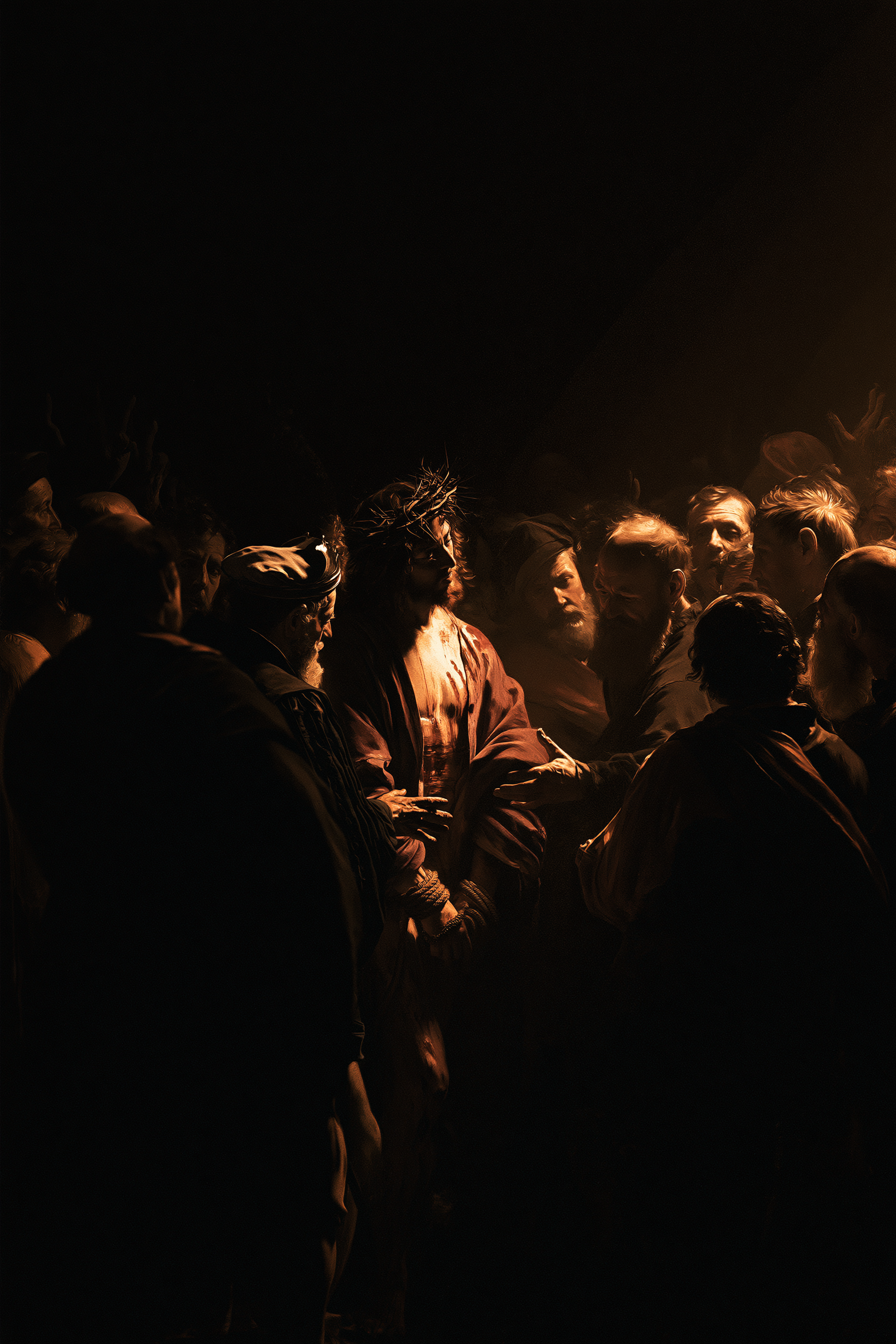 Ecce Homo — Caravage - ténébrisme · Portrait n° 13 — aperçu de la finition sélectionnée