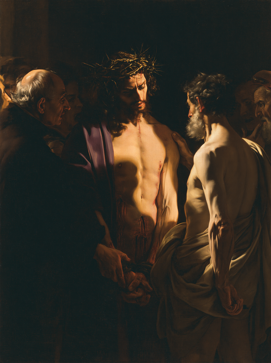 Ecce Homo — Caravage - ténébrisme · Portrait n° 16