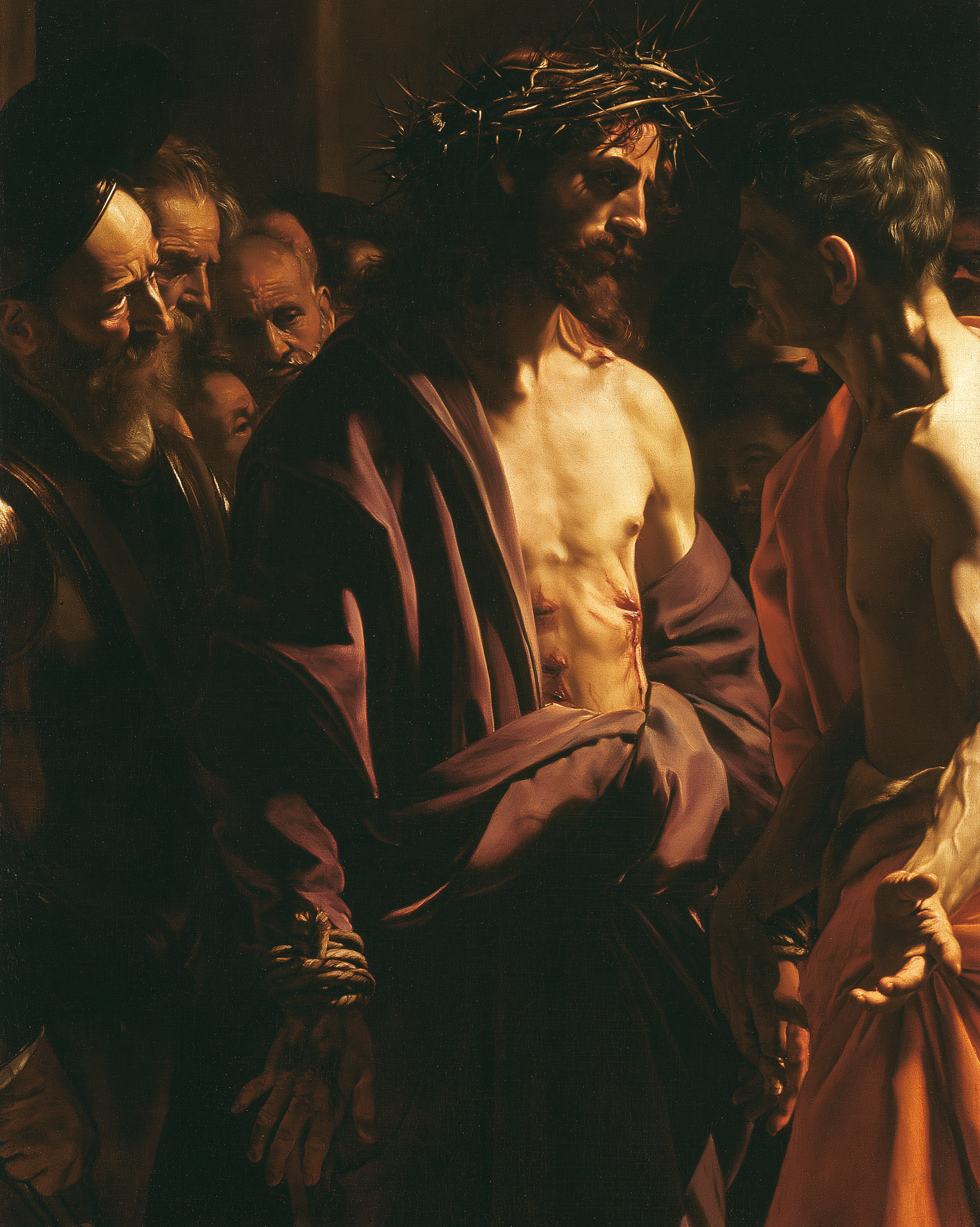 Ecce Homo — Caravage - ténébrisme · Portrait n° 19 — aperçu de la finition sélectionnée