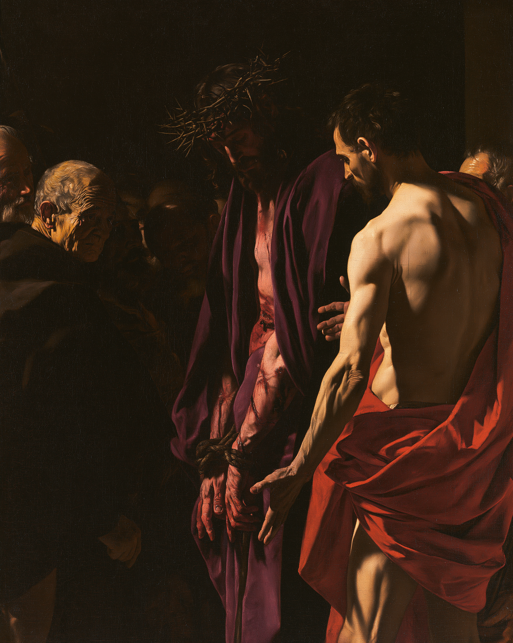 Ecce Homo — Caravage - ténébrisme · Portrait n° 20 — aperçu de la finition sélectionnée
