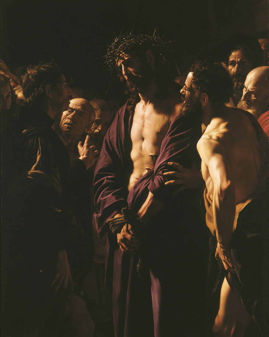 Ecce Homo — Caravage - ténébrisme · Portrait n° 22