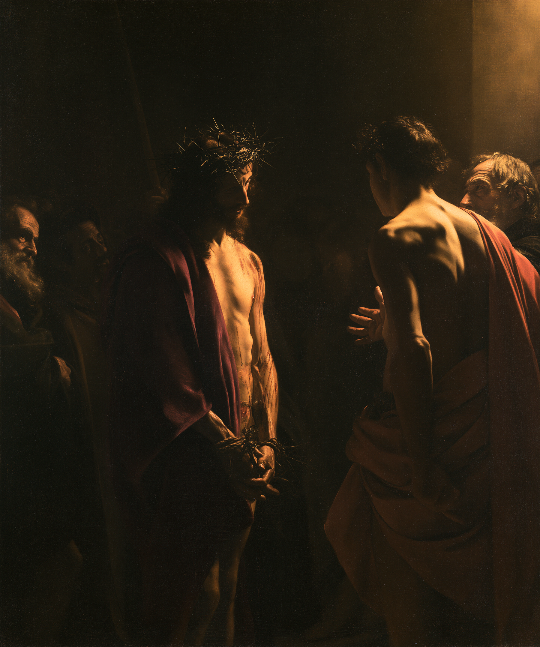 Ecce Homo — Caravage - ténébrisme · Portrait n° 23 — aperçu de la finition sélectionnée