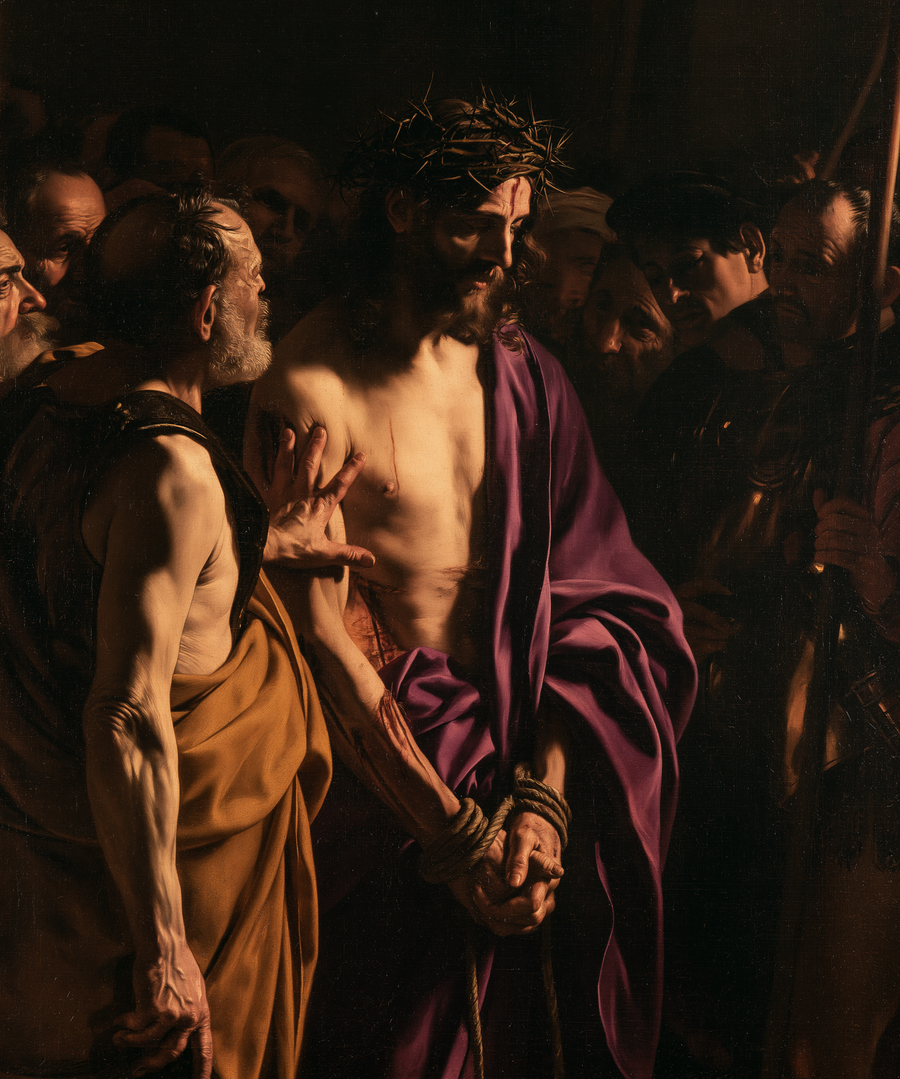 Ecce Homo — Caravage - ténébrisme · Portrait n° 24