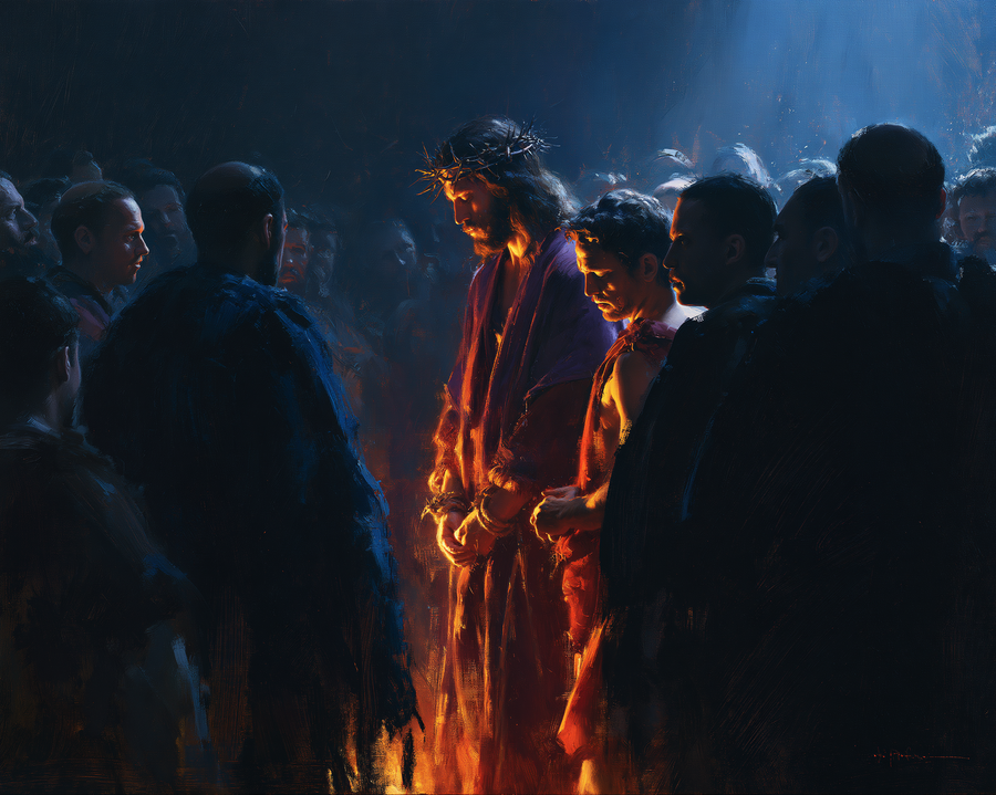 Ecce Homo — Clair-obscur bleu nuit · Paysage n° 5