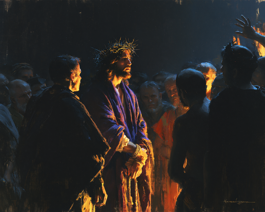Ecce Homo — Clair-obscur bleu nuit · Paysage n° 6