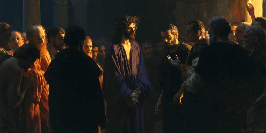 Ecce Homo — Clair-obscur bleu nuit · Paysage n° 20