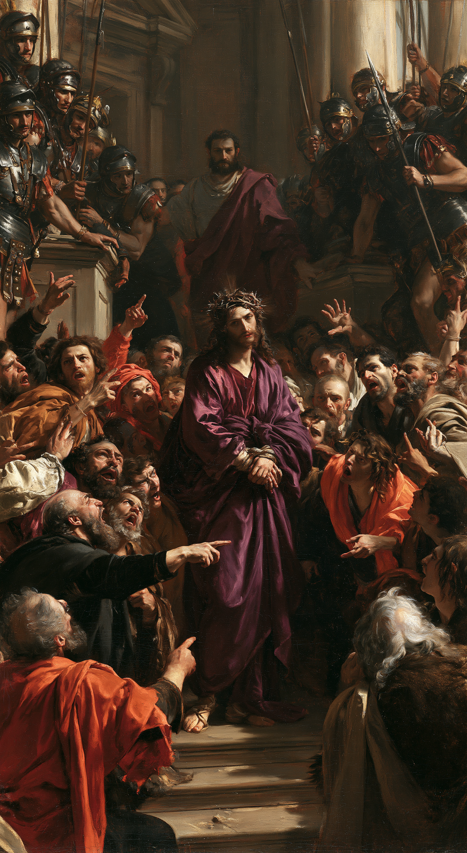 Ecce Homo — Explosion de mouvement · Portrait n° 5 — aperçu de la finition sélectionnée