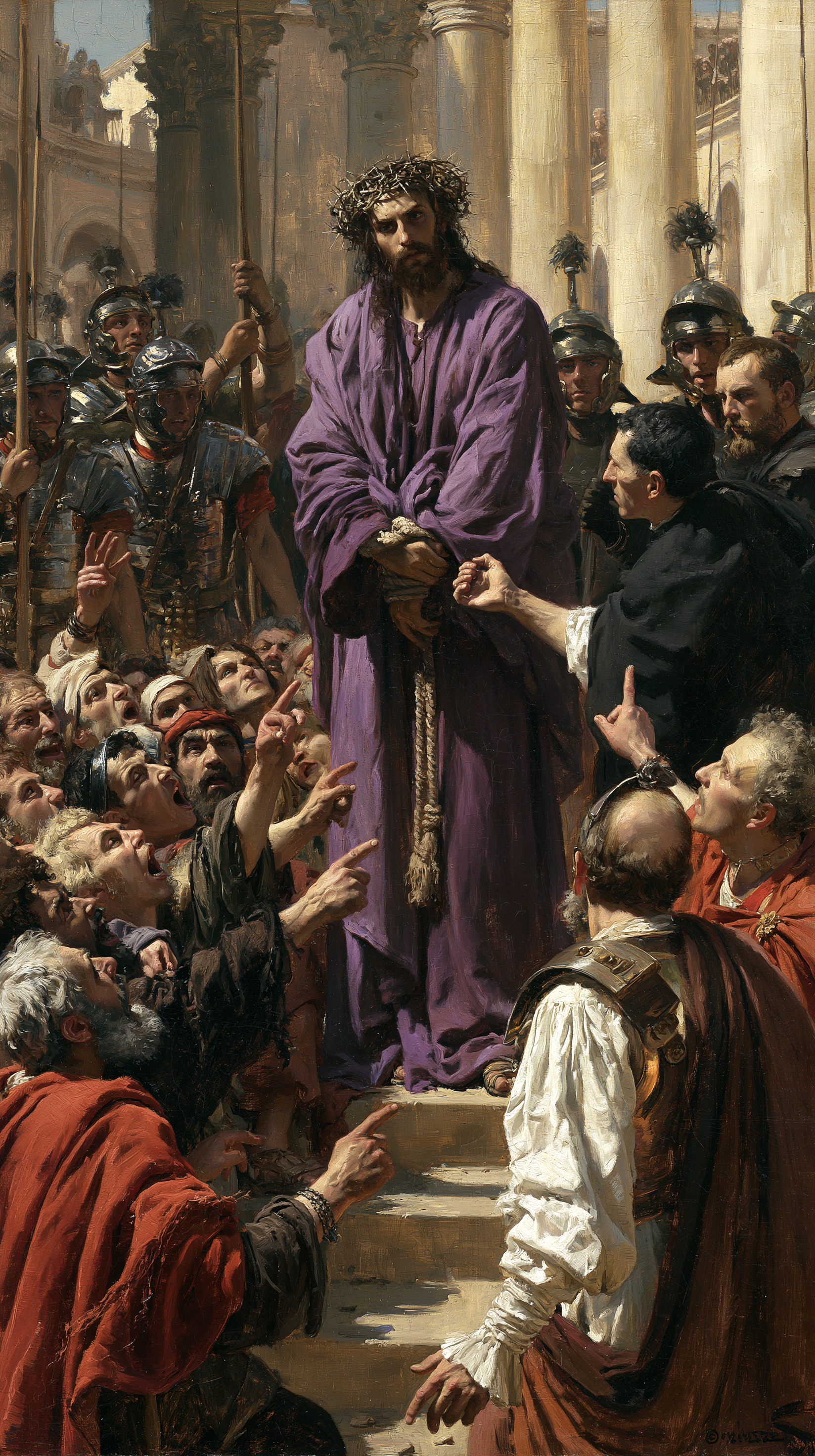 Ecce Homo — Explosion de mouvement · Portrait n° 9 — aperçu de la finition sélectionnée