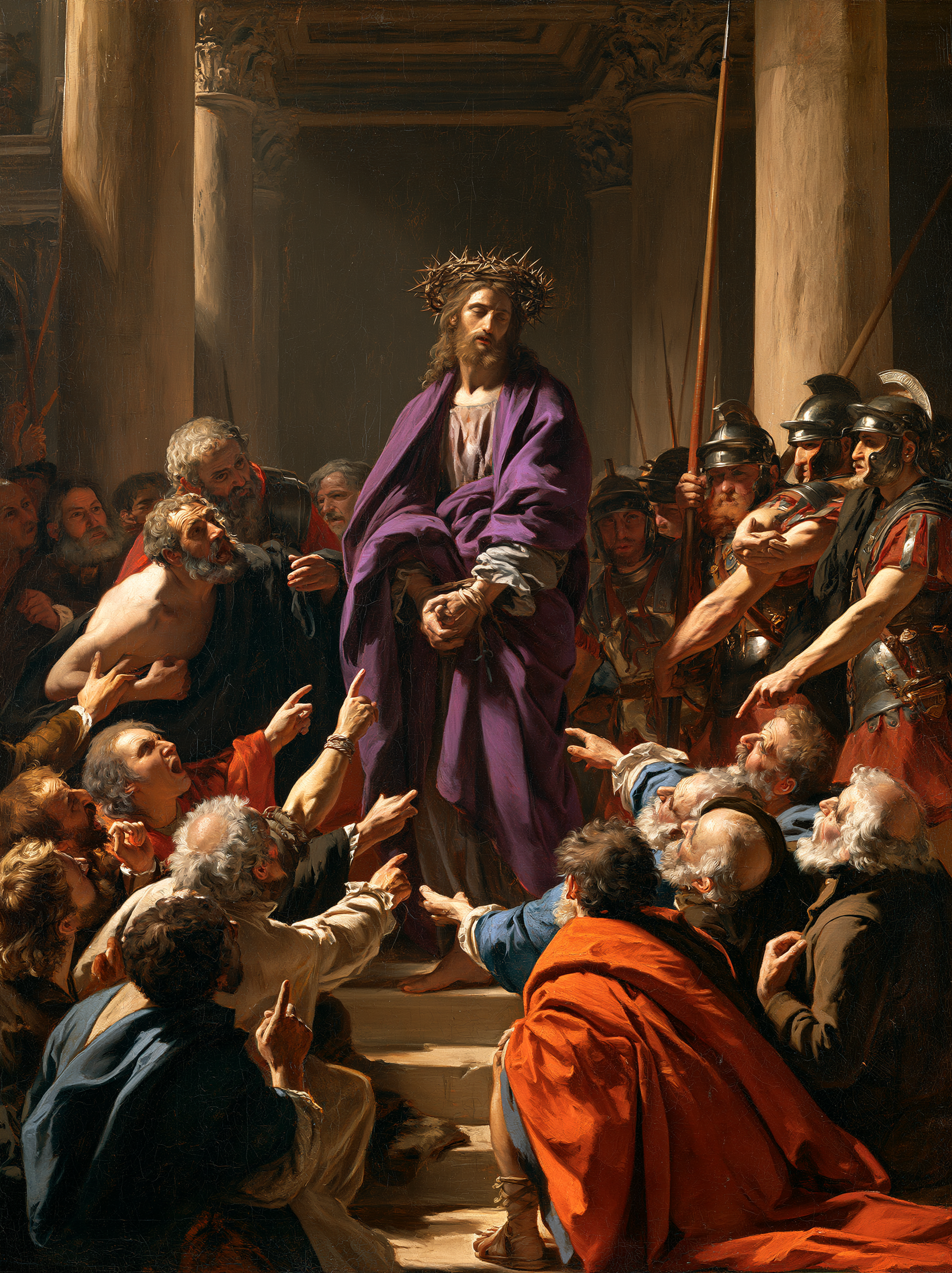 Ecce Homo — Explosion de mouvement · Portrait n° 15 — aperçu de la finition sélectionnée