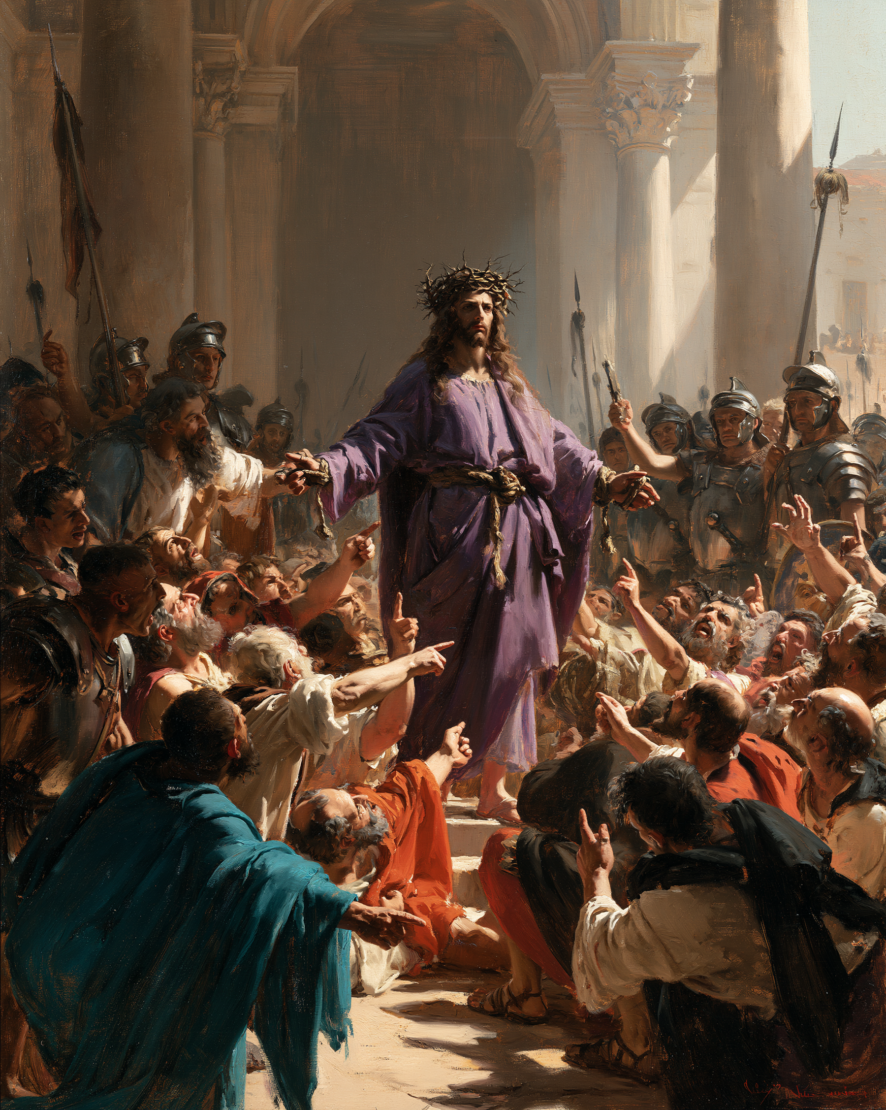 Ecce Homo — Explosion de mouvement · Portrait n° 22 — aperçu de la finition sélectionnée
