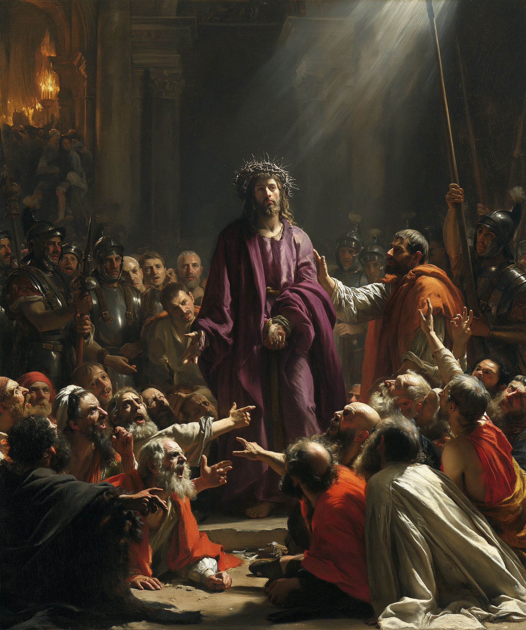 Ecce Homo — Explosion de mouvement · Portrait n° 25 — aperçu de la finition sélectionnée