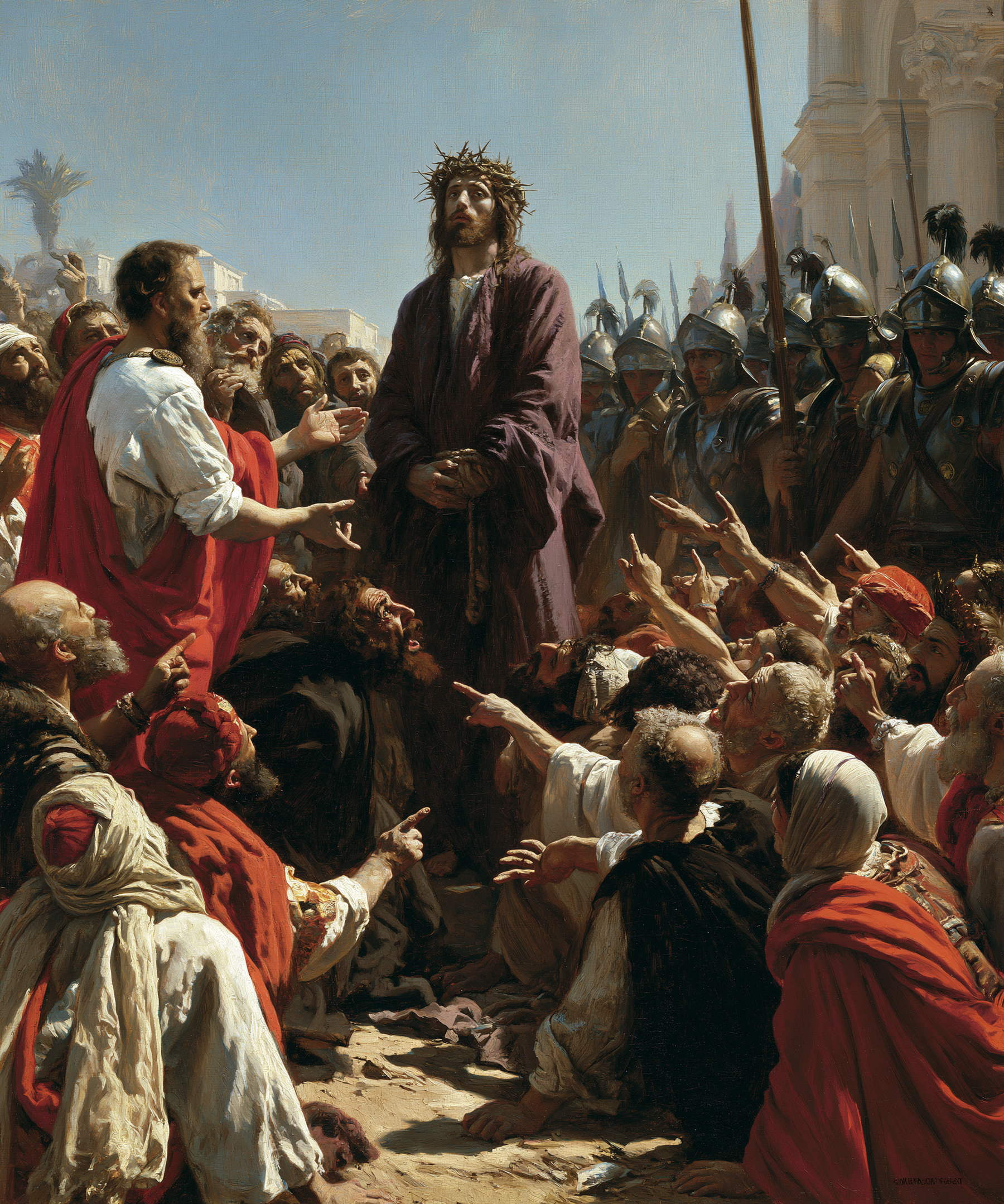 Ecce Homo — Explosion de mouvement · Portrait n° 26 — aperçu de la finition sélectionnée