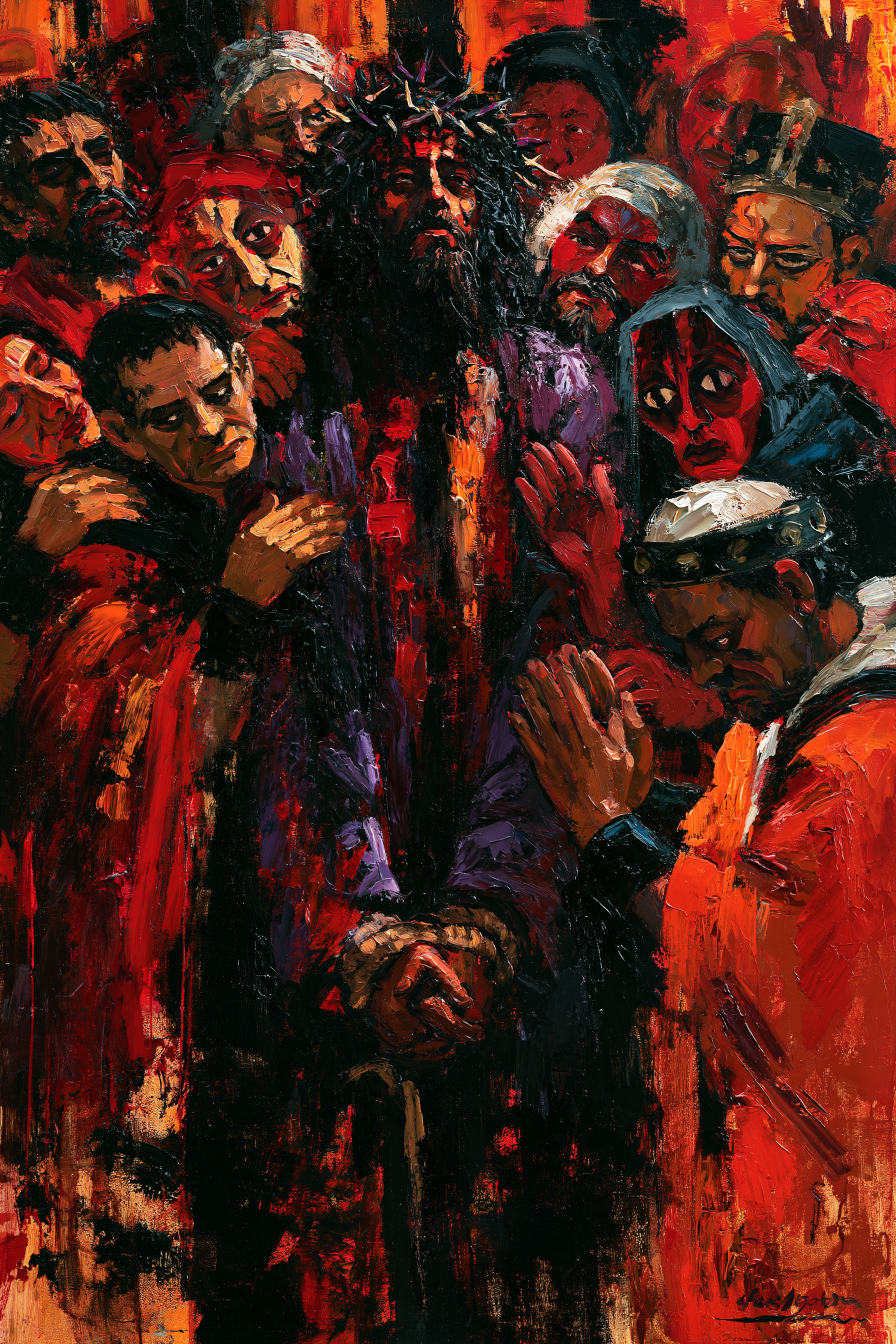 Ecce Homo — Expressionniste · Portrait n° 13 — aperçu de la finition sélectionnée