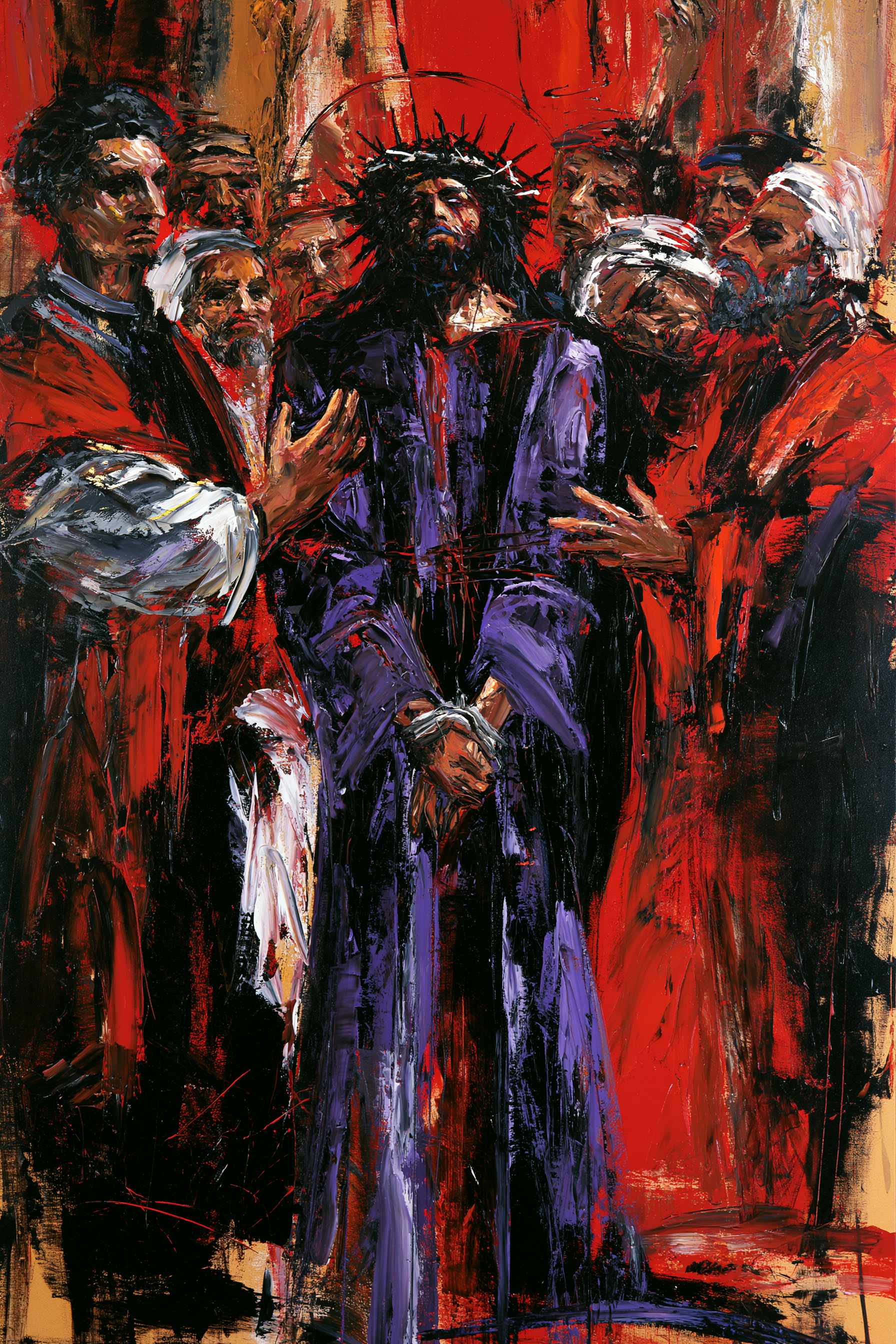 Ecce Homo — Expressionniste · Portrait n° 16 — aperçu de la finition sélectionnée