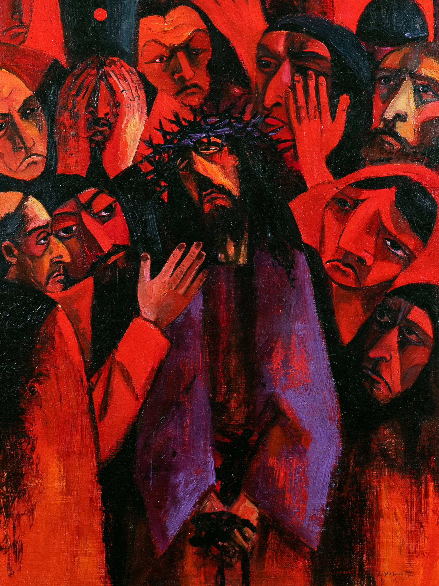 Ecce Homo — Expressionniste · Portrait n° 17 — aperçu de la finition sélectionnée