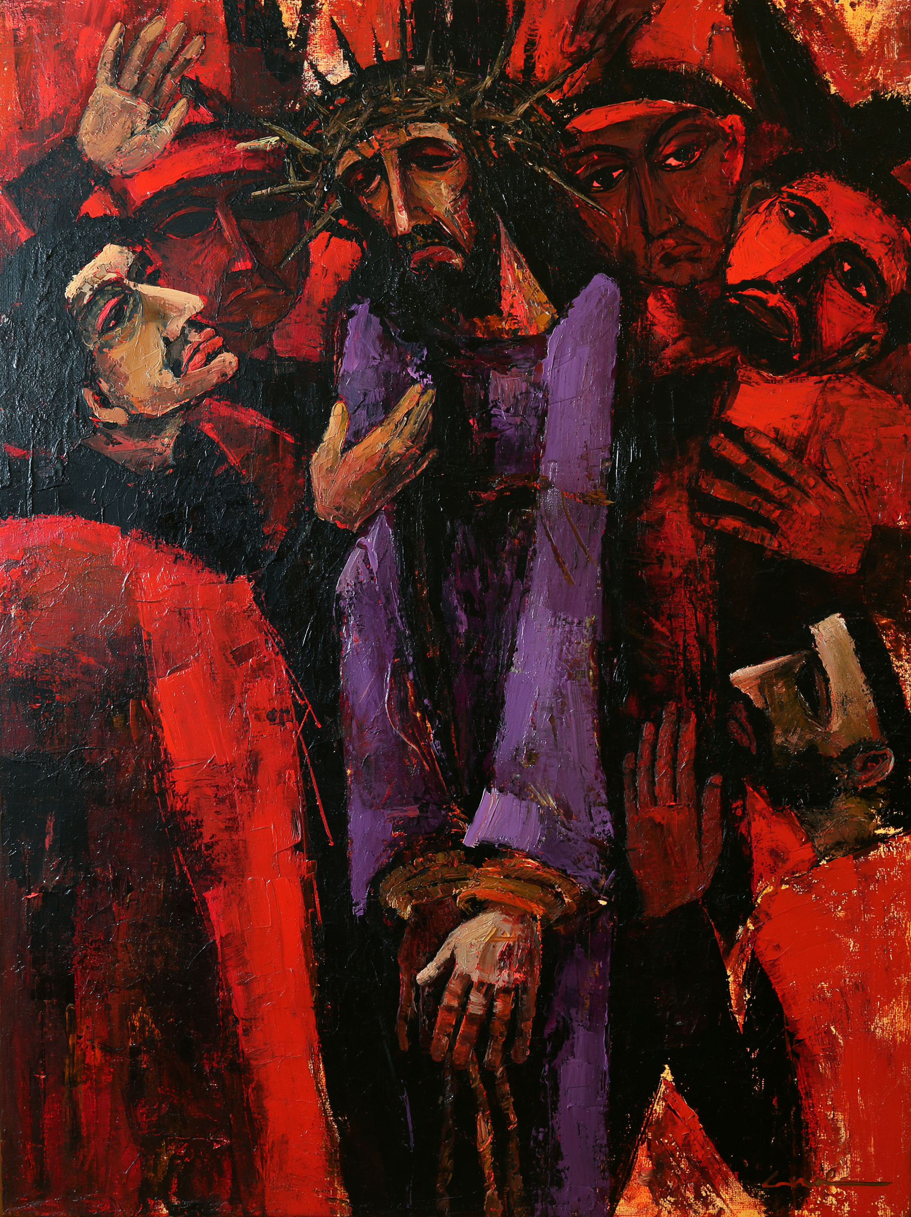 Ecce Homo — Expressionniste · Portrait n° 18 — aperçu de la finition sélectionnée