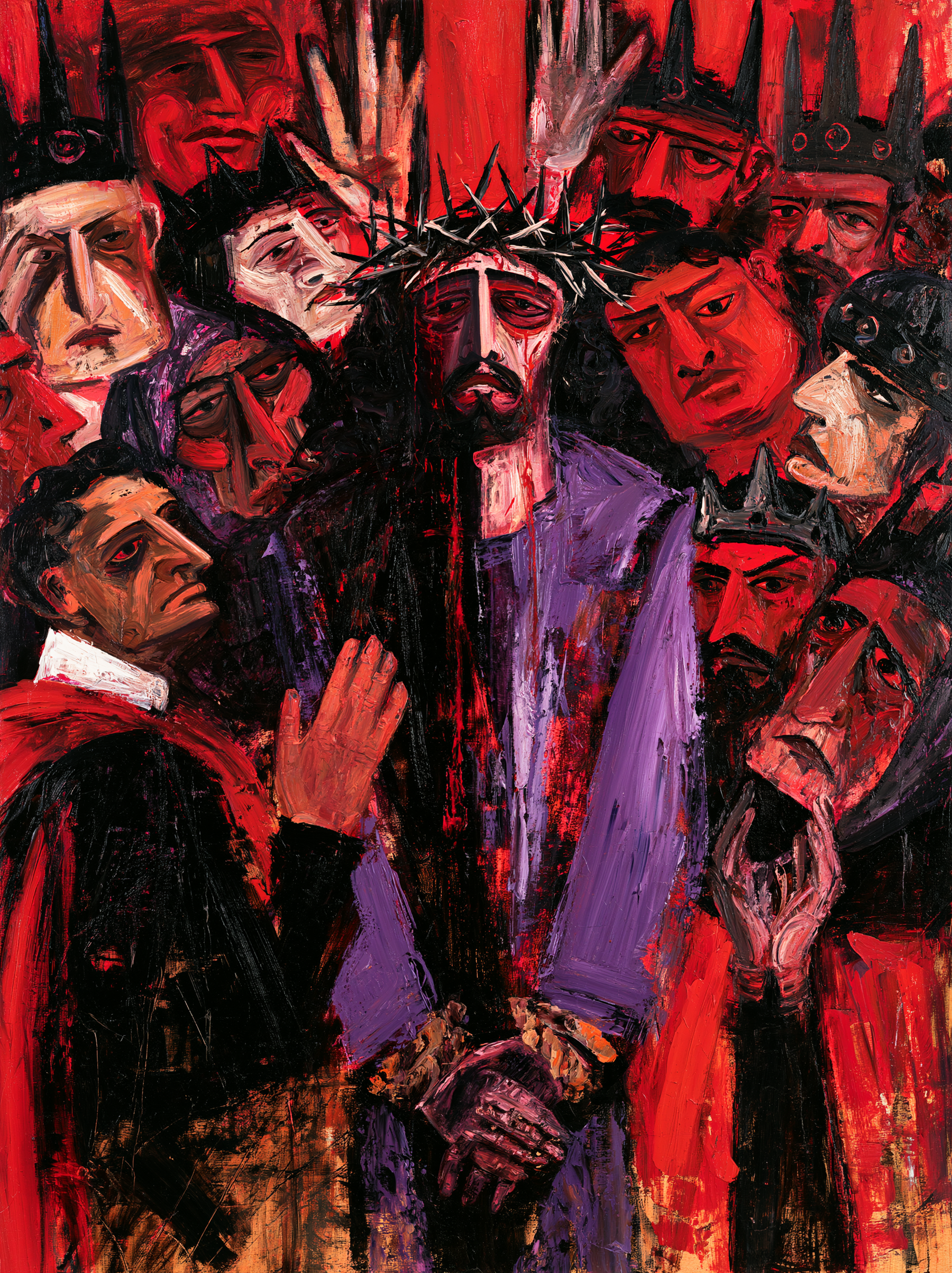 Ecce Homo — Expressionniste · Portrait n° 20 — aperçu de la finition sélectionnée