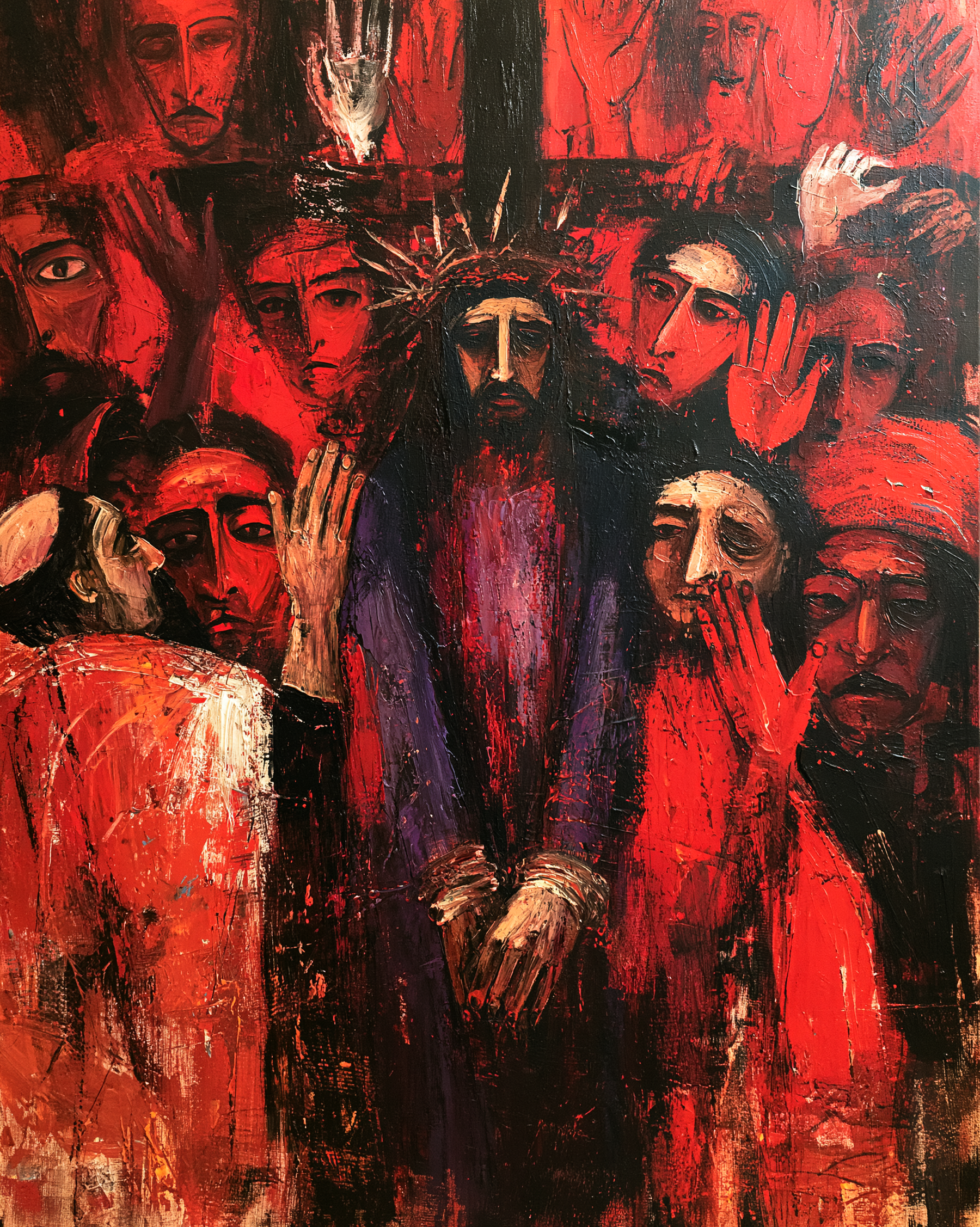 Ecce Homo — Expressionniste · Portrait n° 22 — aperçu de la finition sélectionnée