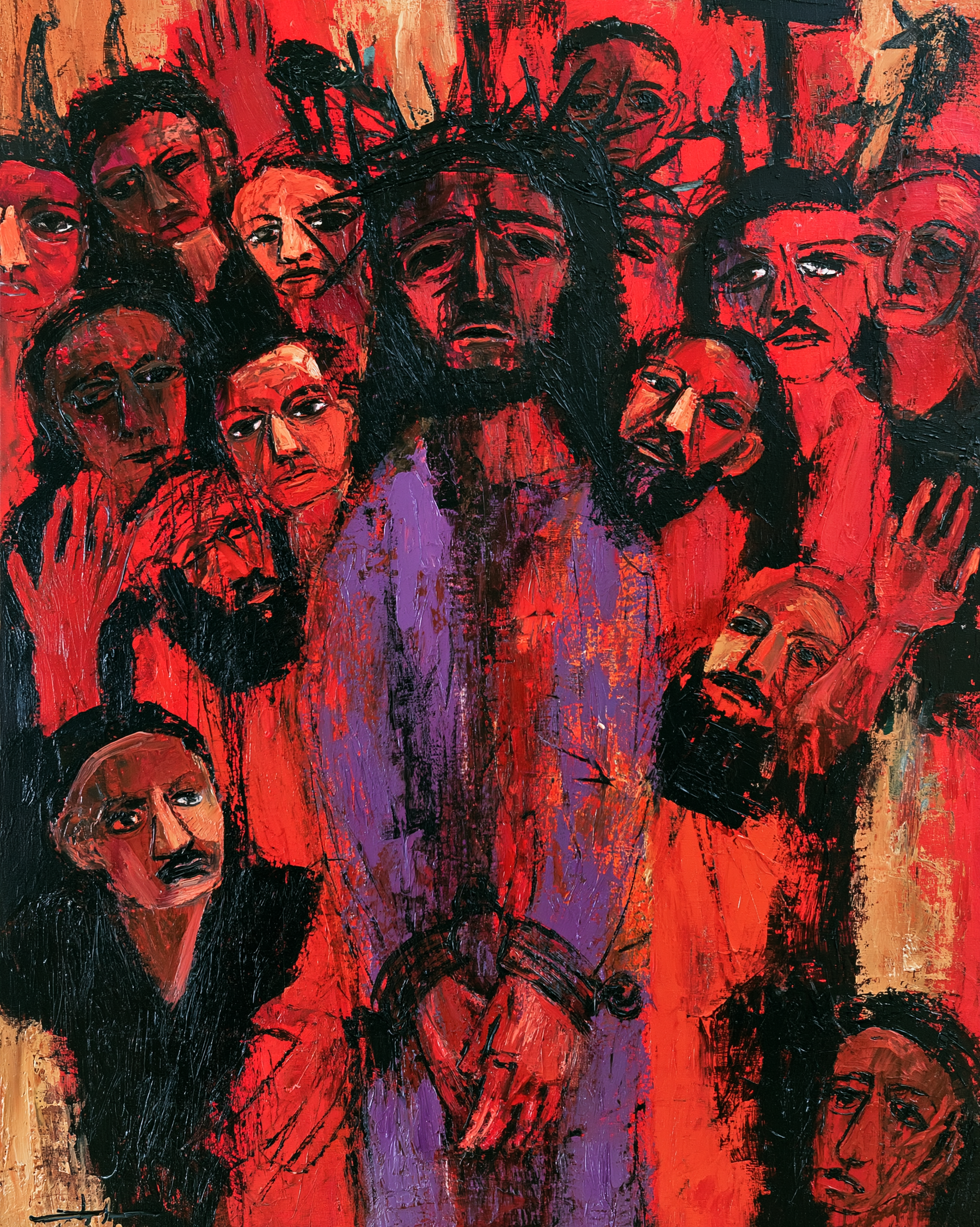Ecce Homo — Expressionniste · Portrait n° 23 — aperçu de la finition sélectionnée