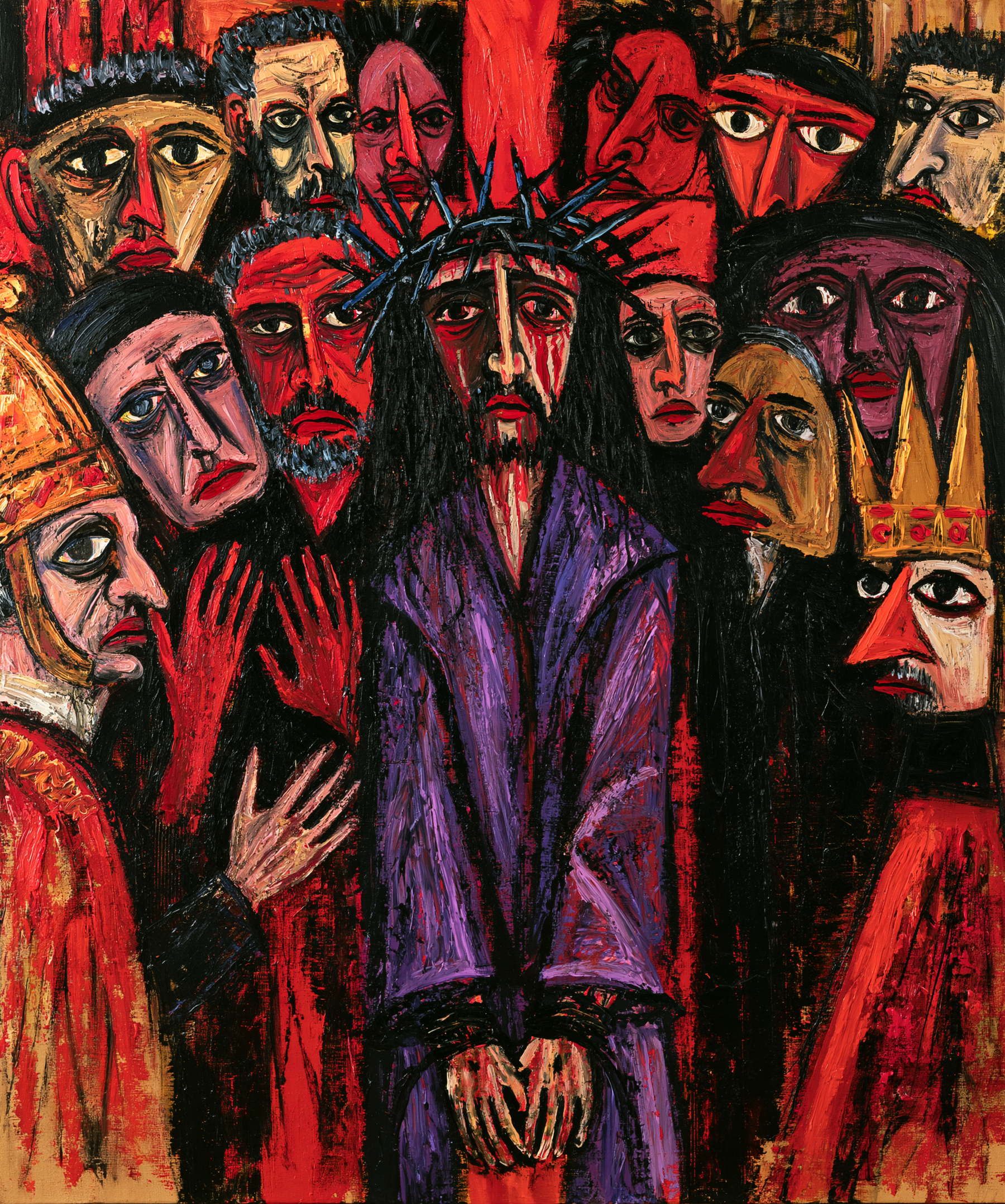Ecce Homo — Expressionniste · Portrait n° 24 — aperçu de la finition sélectionnée