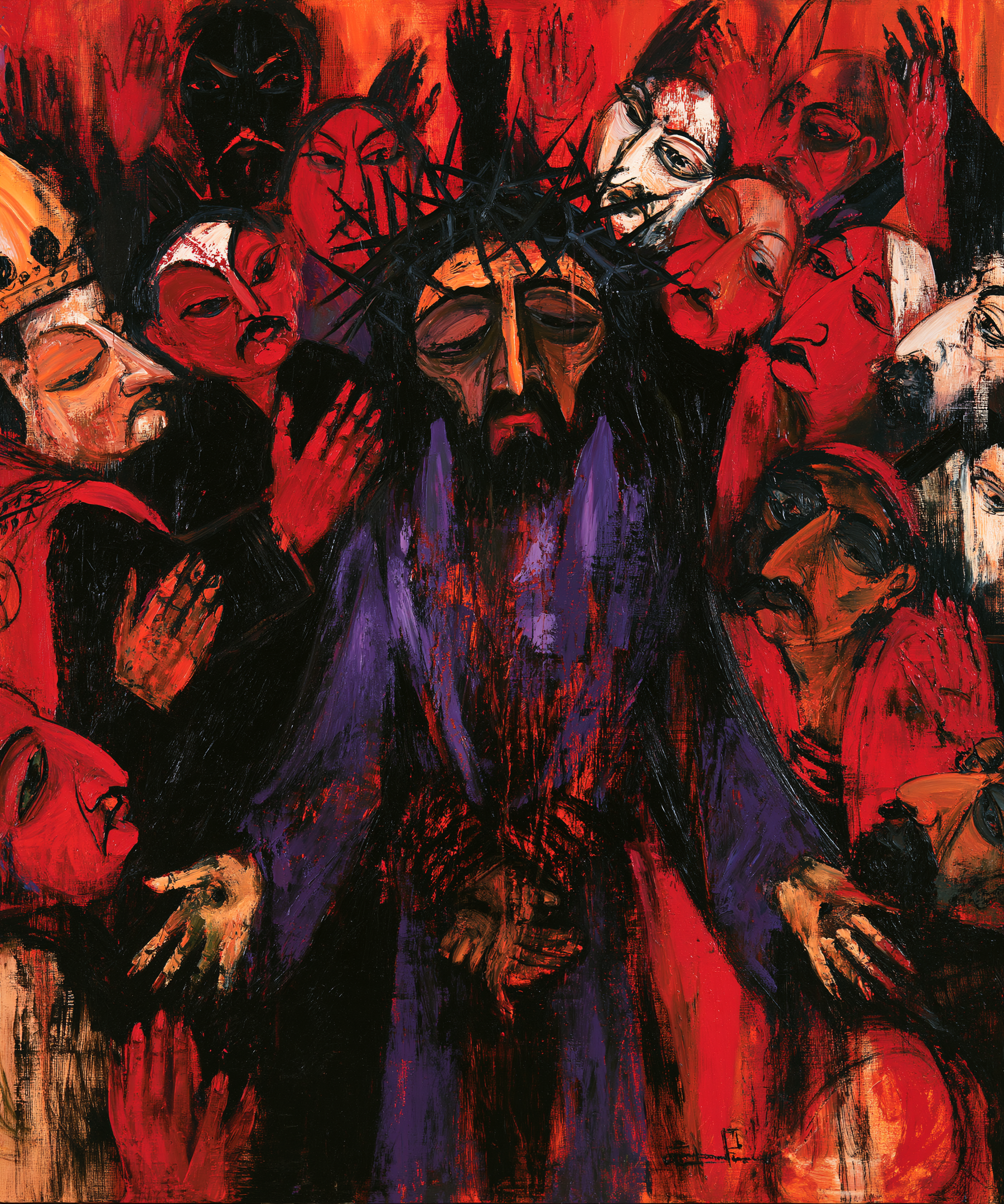 Ecce Homo — Expressionniste · Portrait n° 26 — aperçu de la finition sélectionnée