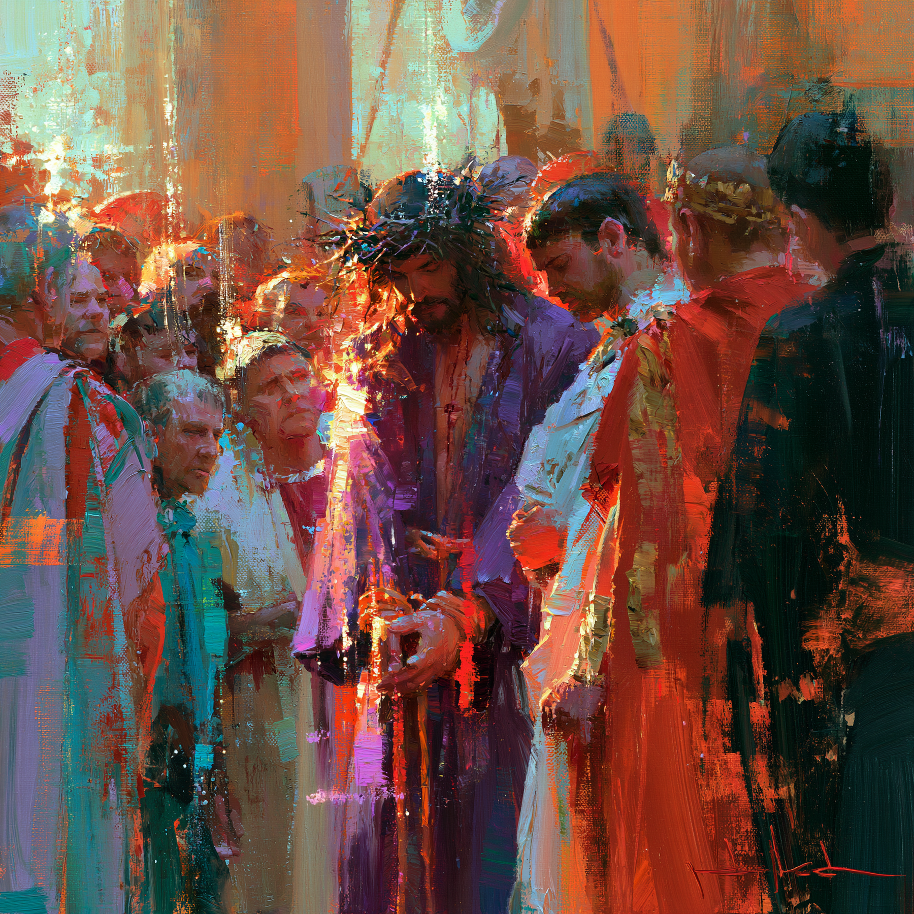 Ecce Homo — Impressionniste · Carré n° 1 — aperçu de la finition sélectionnée