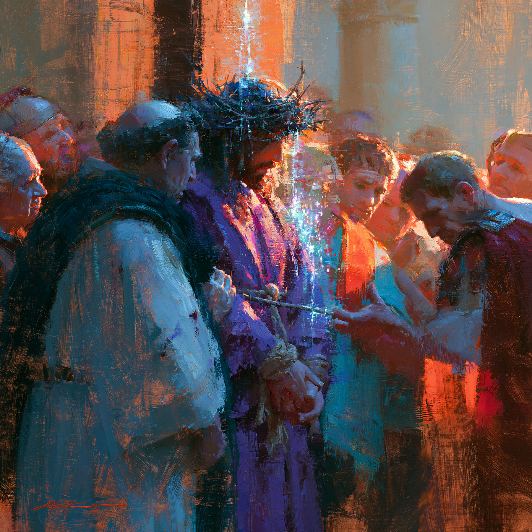 Ecce Homo — Impressionniste · Carré n° 2 — aperçu de la finition sélectionnée