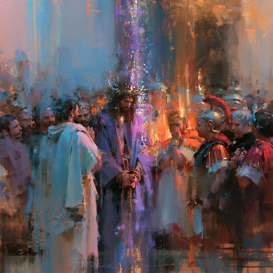 Ecce Homo — Impressionniste · Carré n° 3