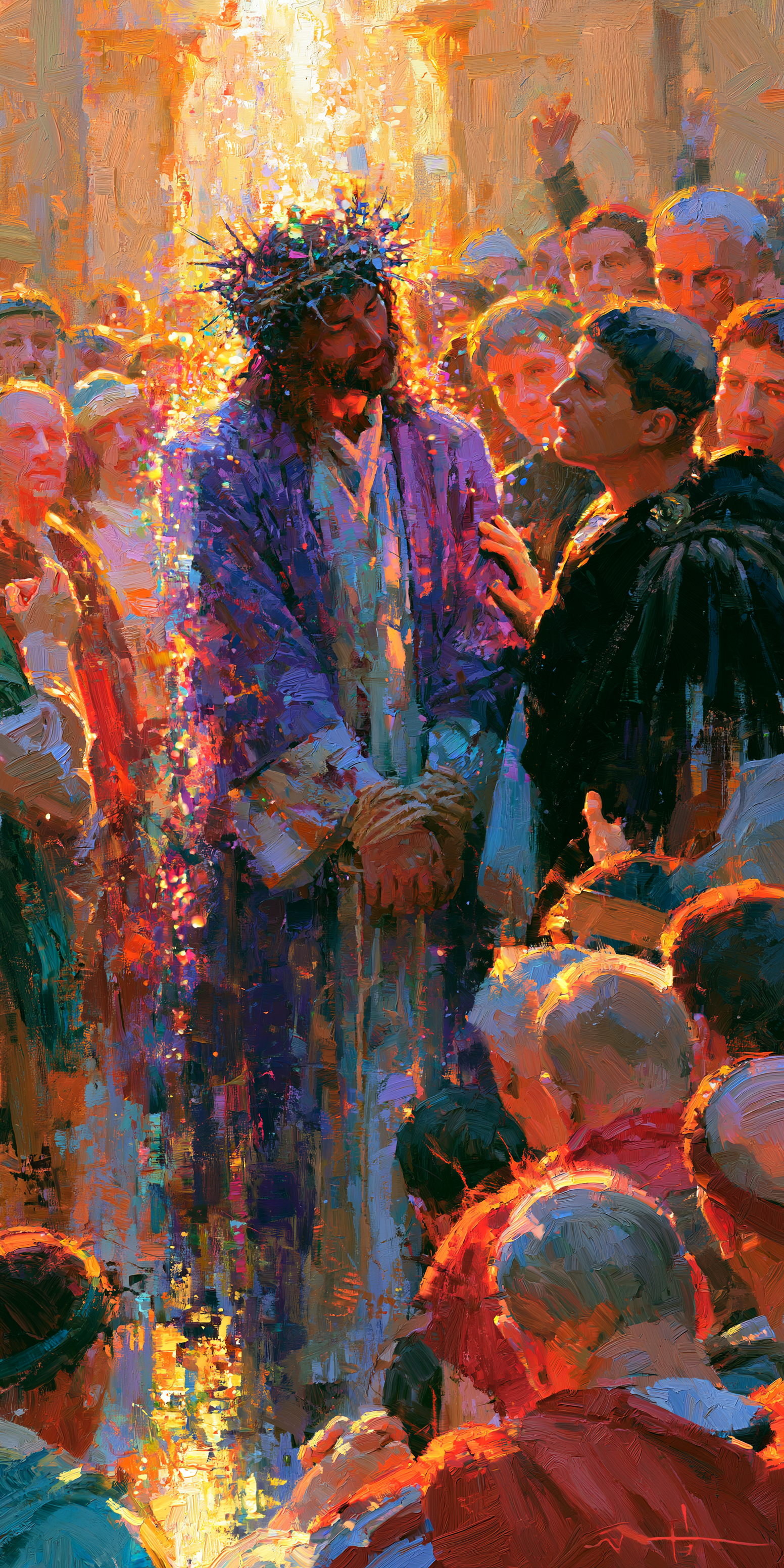 Ecce Homo — Impressionniste · Portrait n° 4 — aperçu de la finition sélectionnée