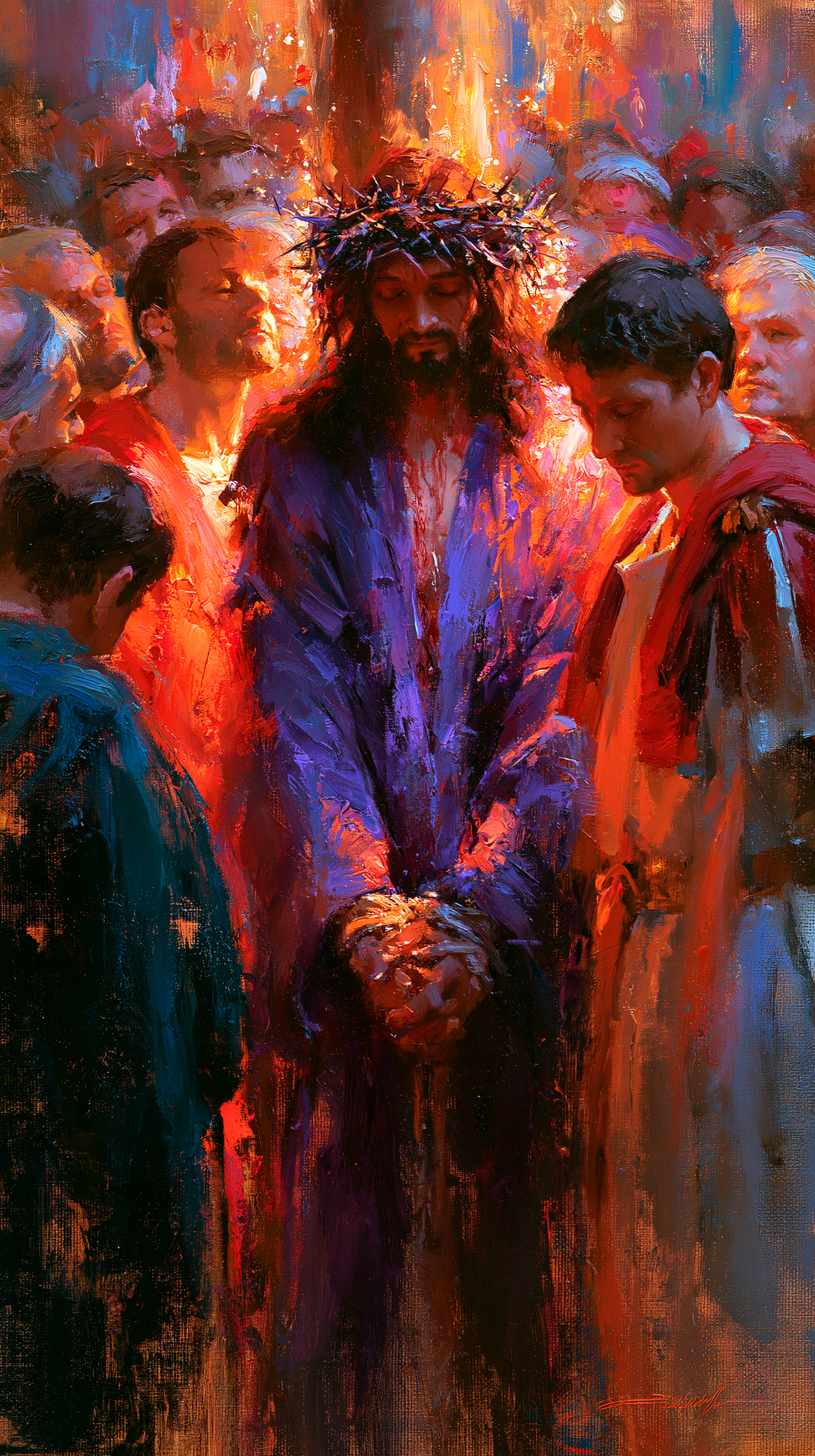 Ecce Homo — Impressionniste · Portrait n° 7 — aperçu de la finition sélectionnée