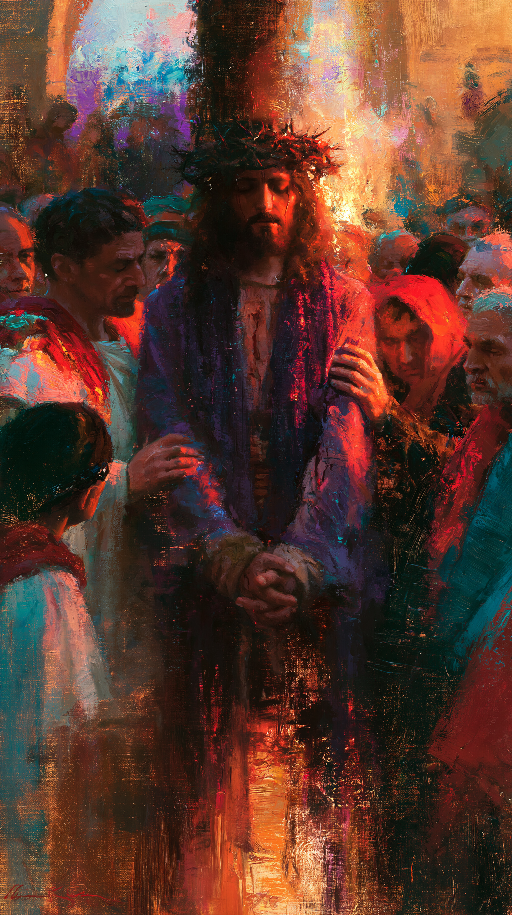 Ecce Homo — Impressionniste · Portrait n° 8 — aperçu de la finition sélectionnée