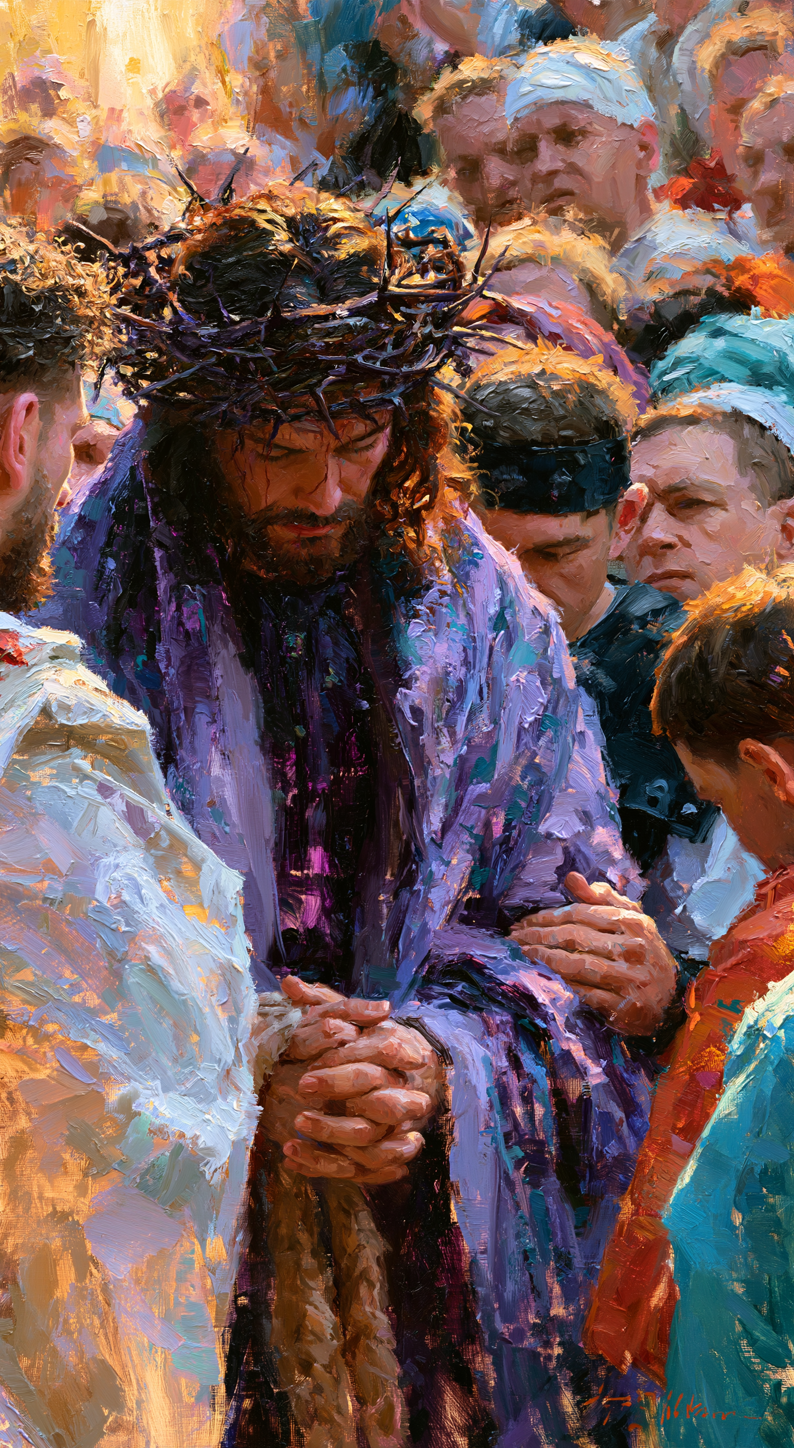Ecce Homo — Impressionniste · Portrait n° 11 — aperçu de la finition sélectionnée