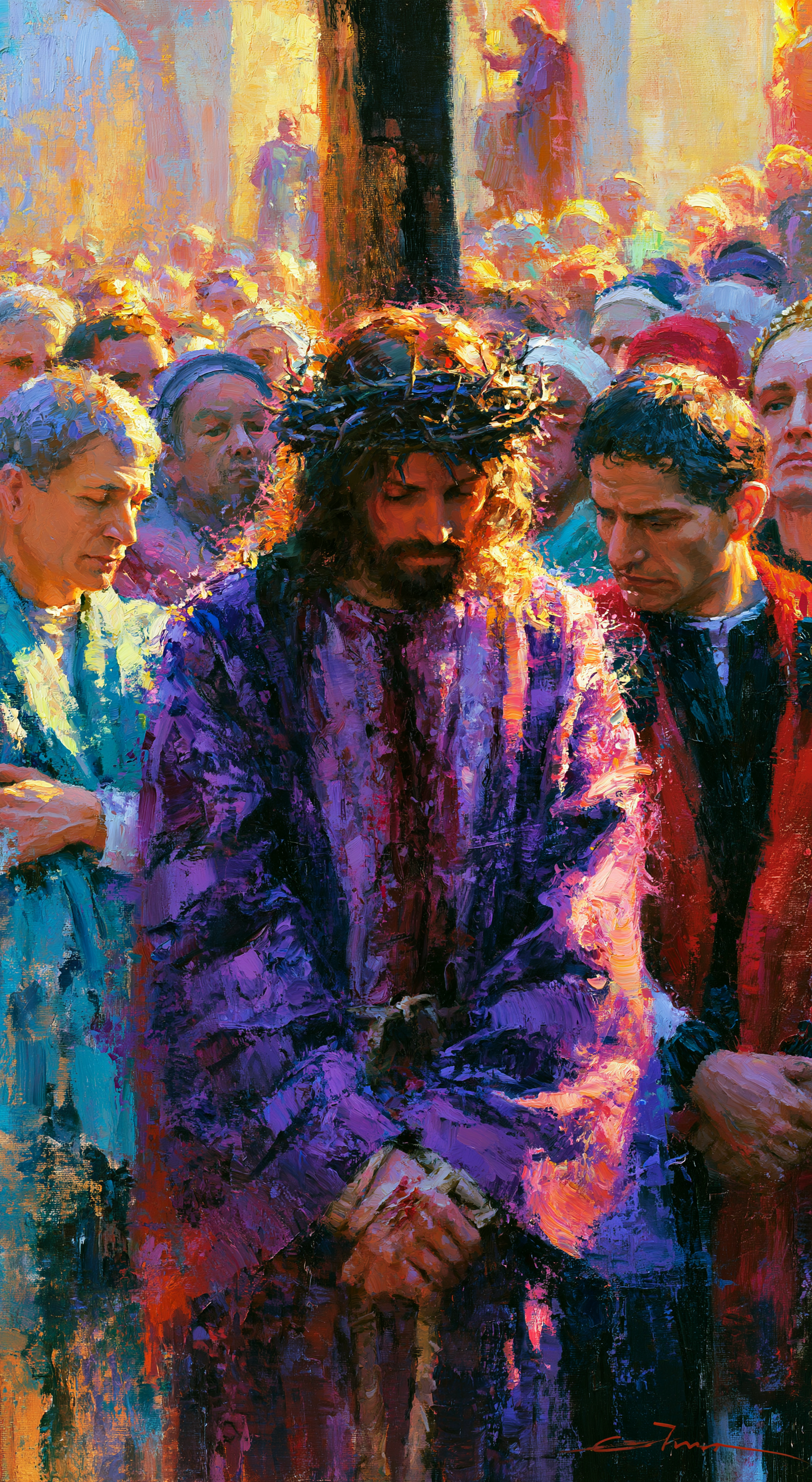 Ecce Homo — Impressionniste · Portrait n° 12 — aperçu de la finition sélectionnée